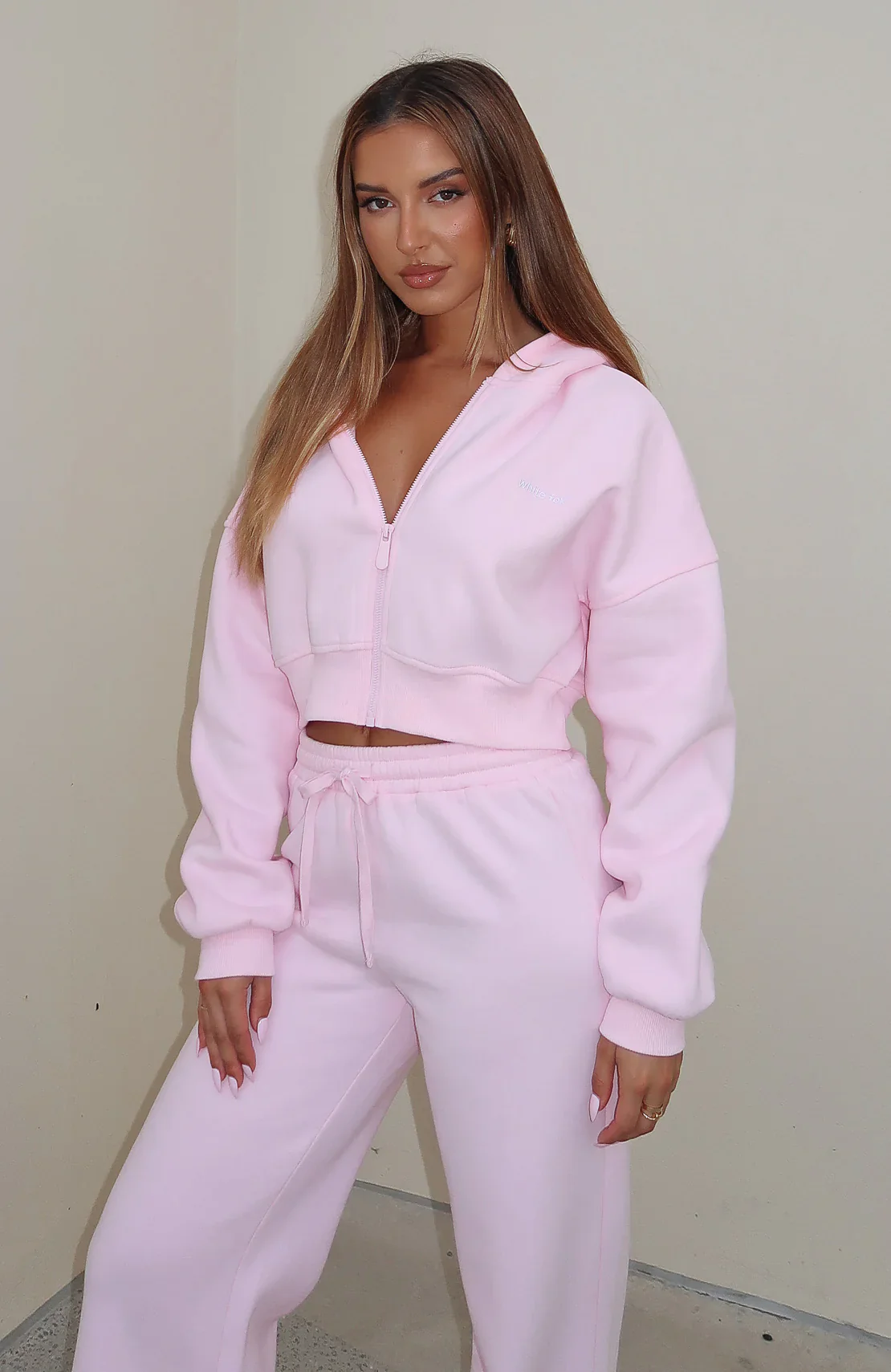 She's Effortless Cropped Hoodie Posy - luluinthesky