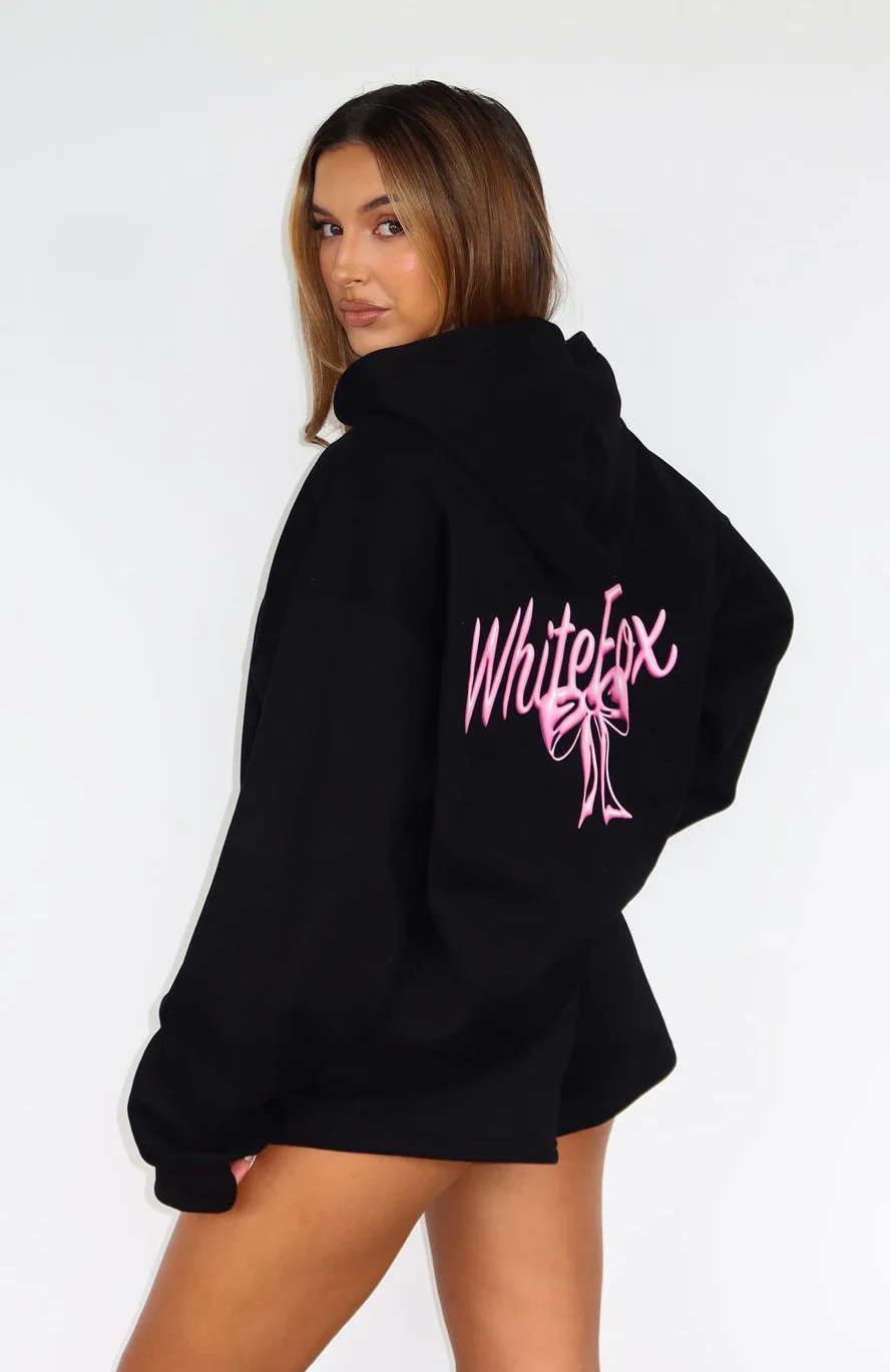 Protecting What's Mine Zip Front Hoodie Black - luluinthesky