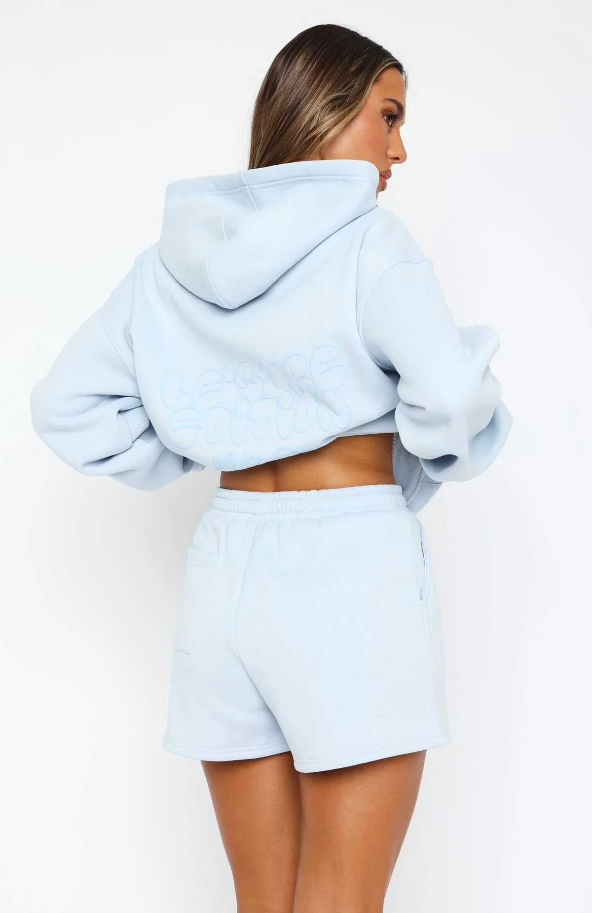 Leisure Edition Lounge Shorts Baby Blue - luluinthesky