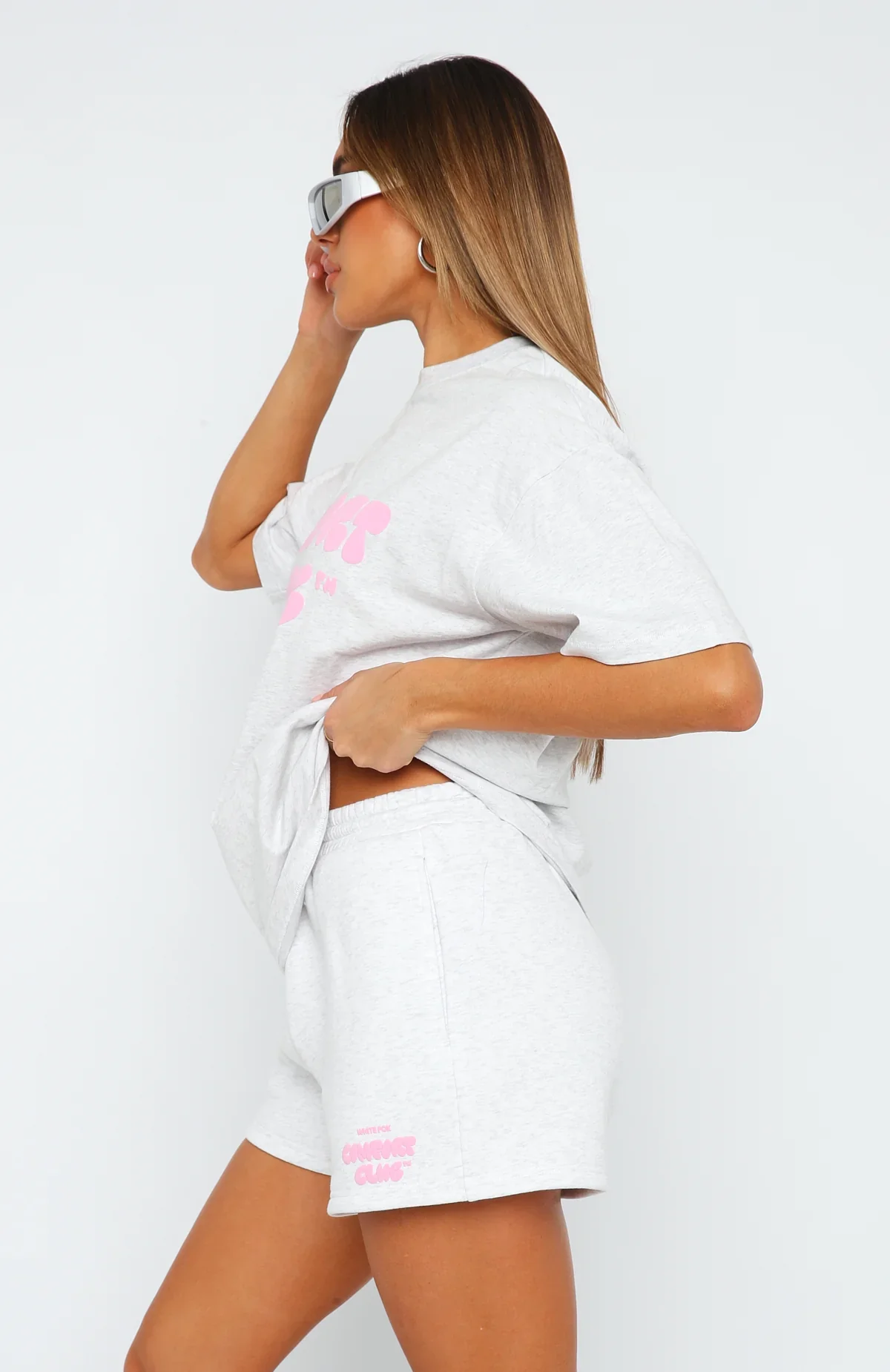 Comfort Club Oversized Tee Mist - luluinthesky