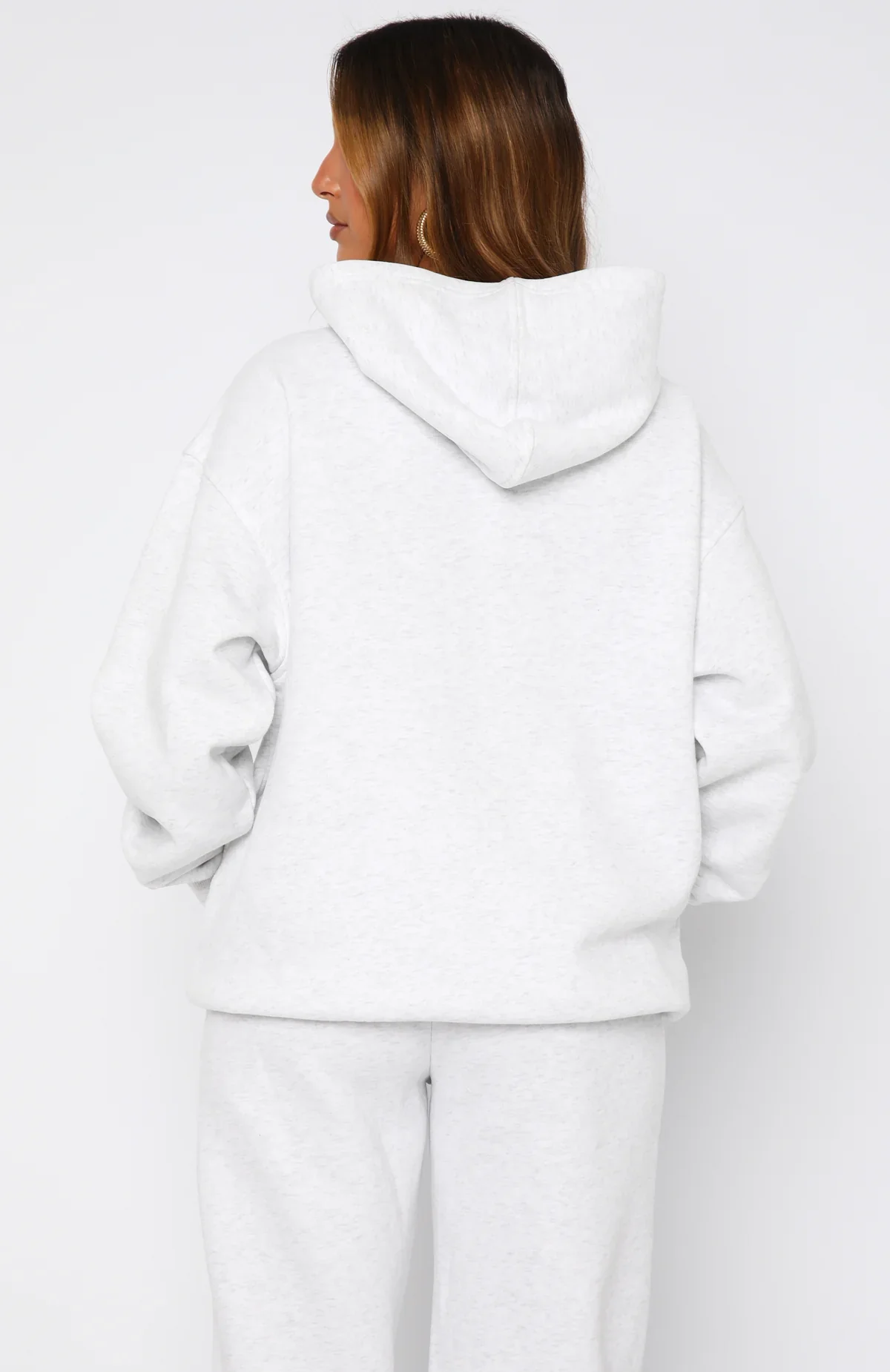 Give It A Try Oversized Hoodie Grey Marle - luluinthesky