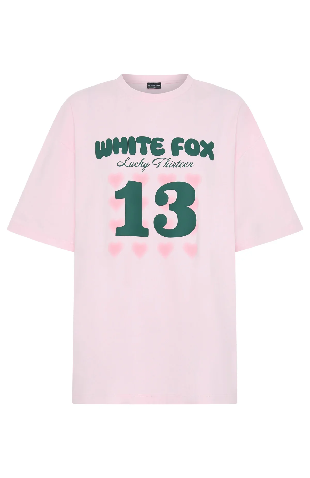 Lucky Thirteen Charise Oversized Tee Soft Pink - luluinthesky