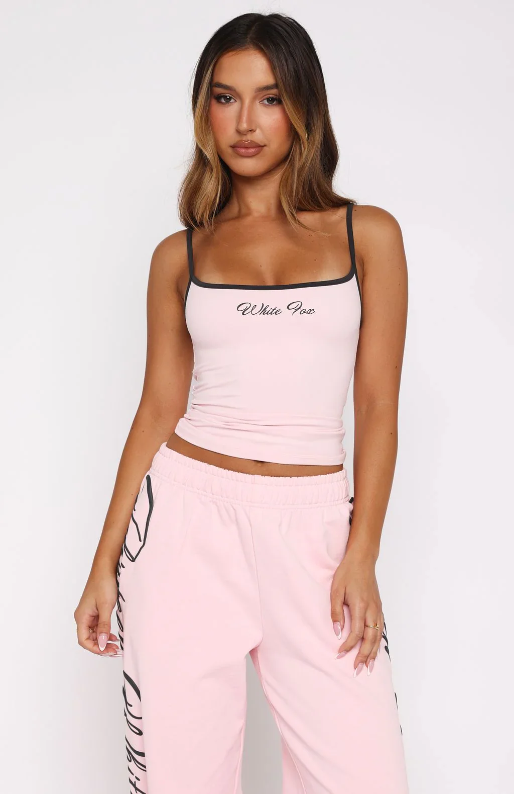 Lucky Thirteen Shaya Singlet Soft Pink - luluinthesky