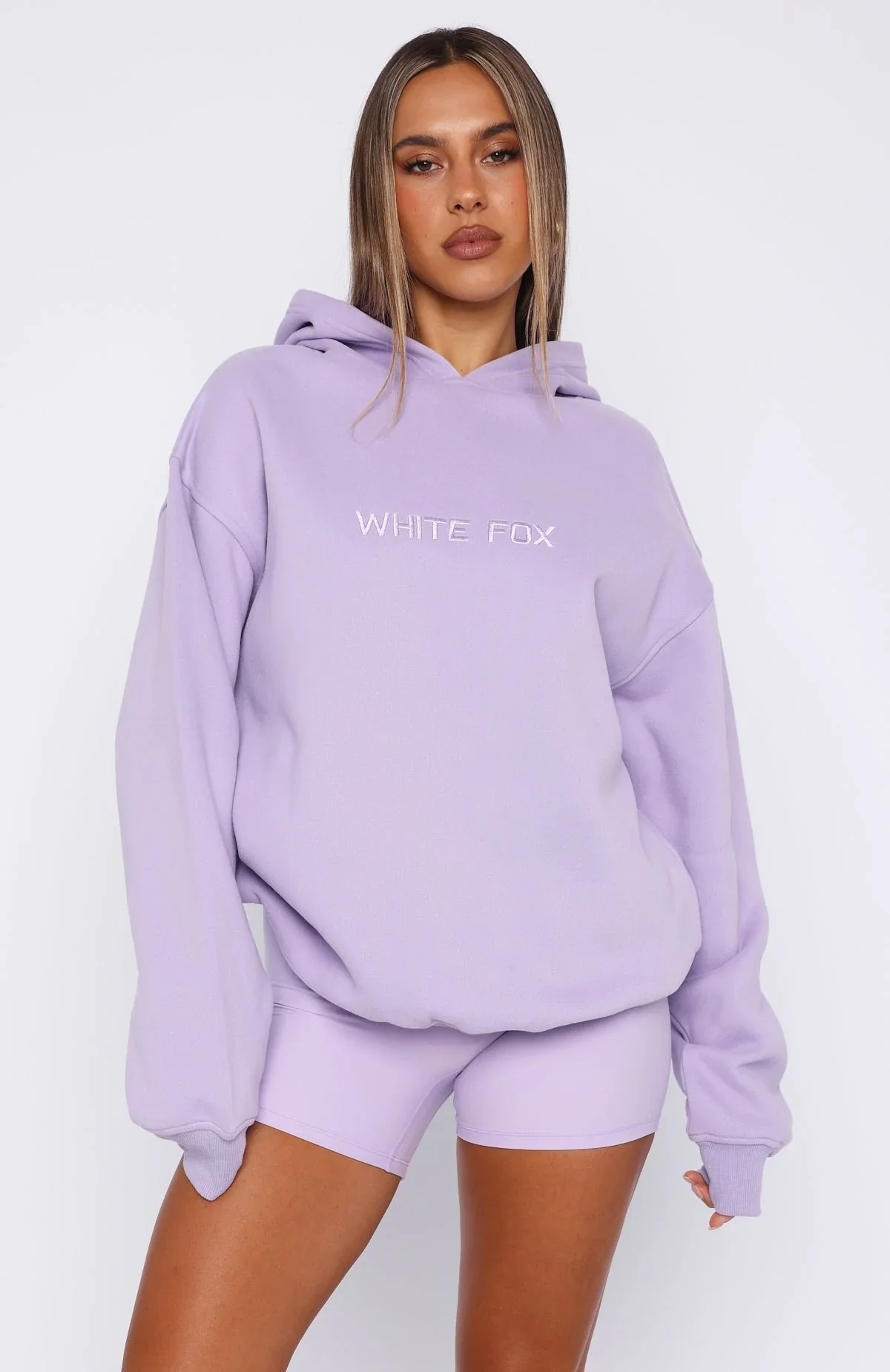 Stay Lifted Oversized Hoodie Lavender - luluinthesky