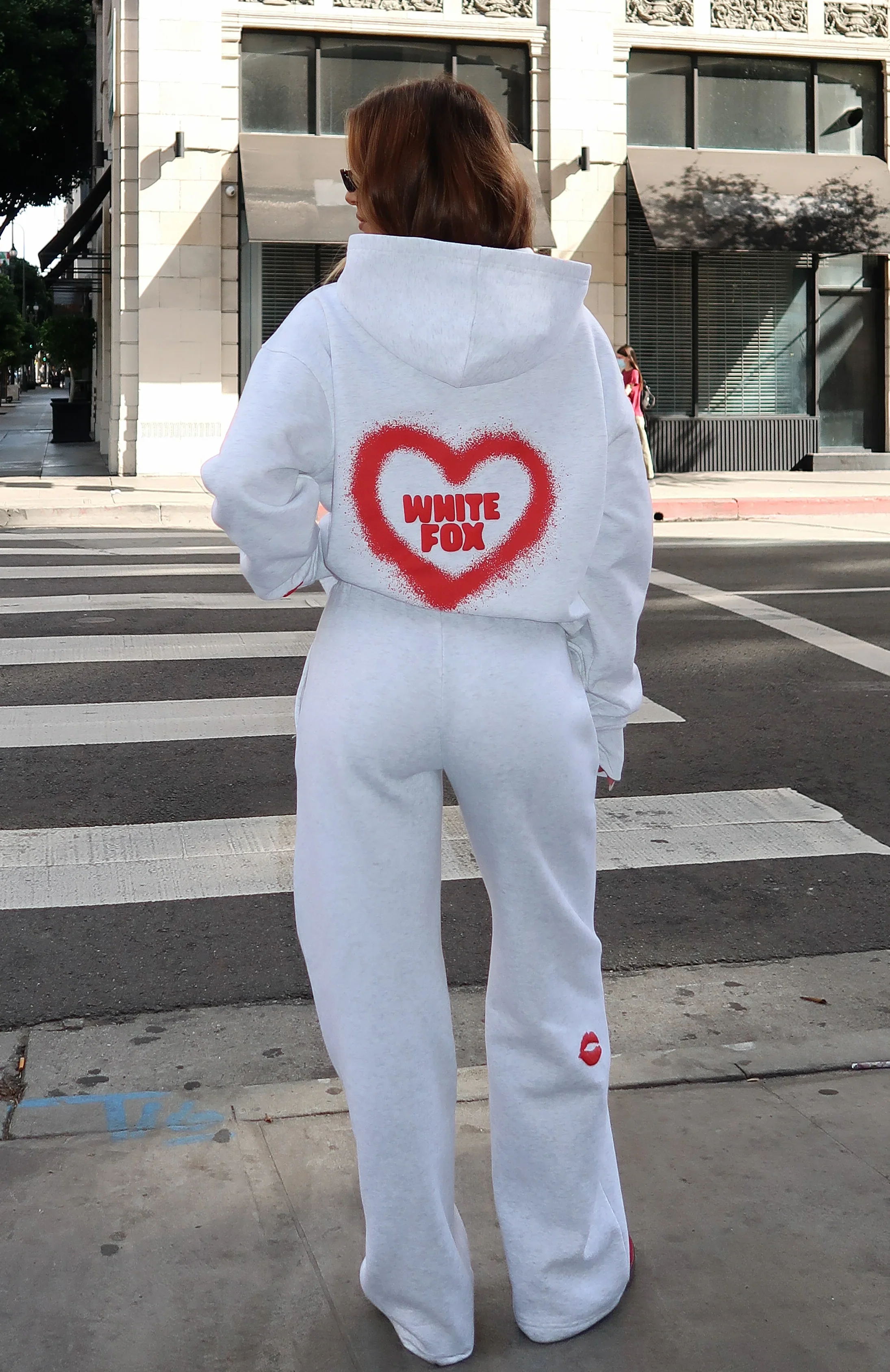 11th Street City Girl At Heart Wide Leg Sweatpants Cherry Glaze - luluinthesky