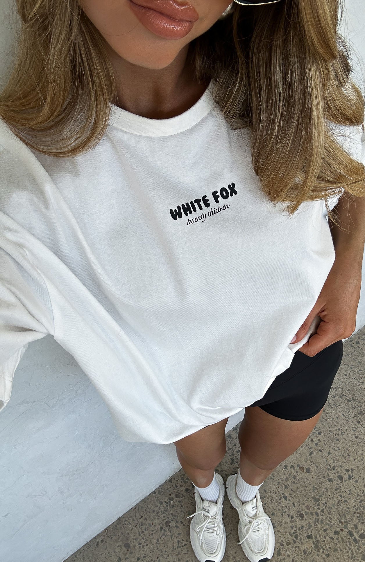 All I've Got Oversized Tee White - luluinthesky