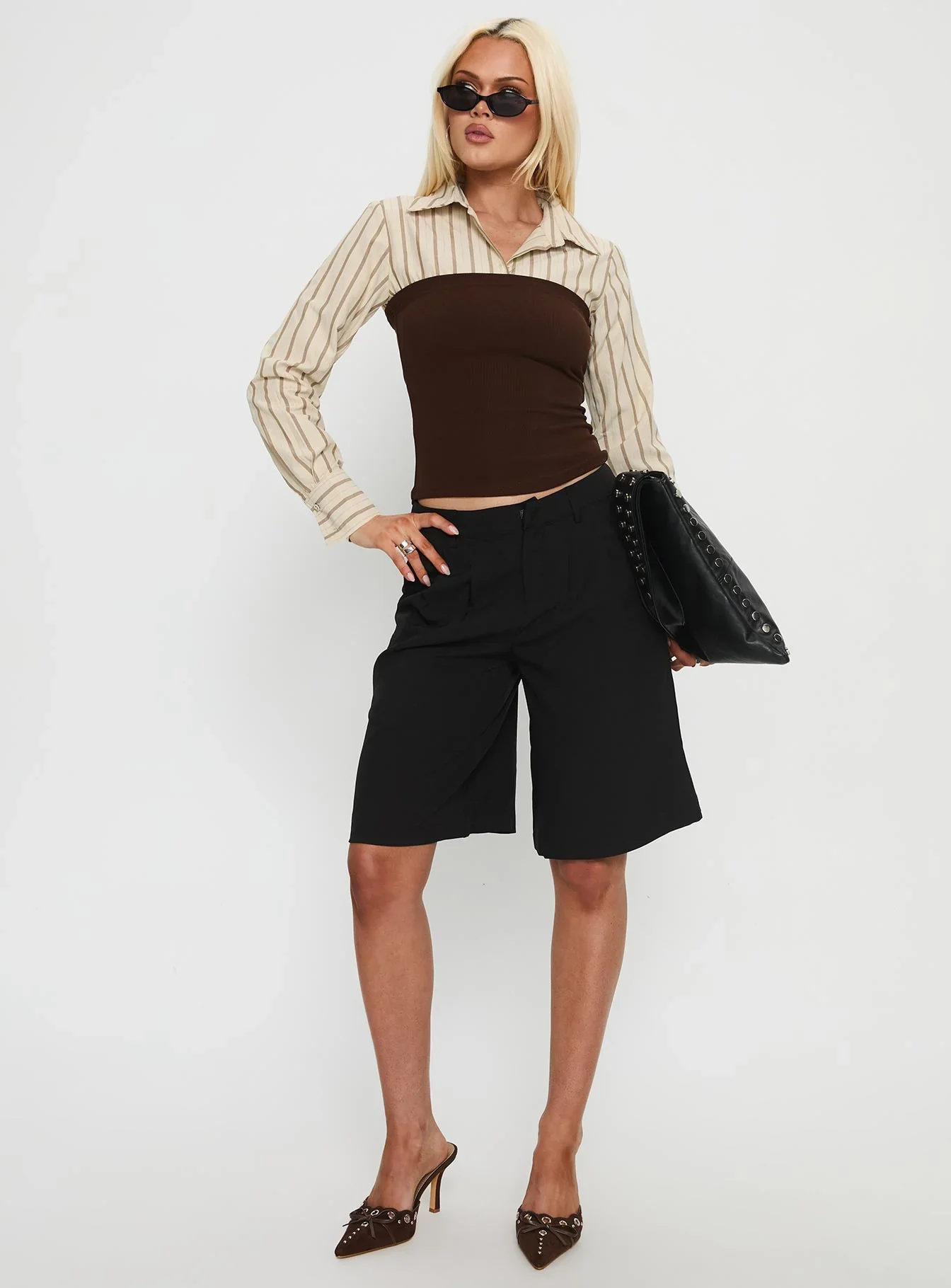 Dawnette Layered Long Sleeve Top Multi - luluinthesky