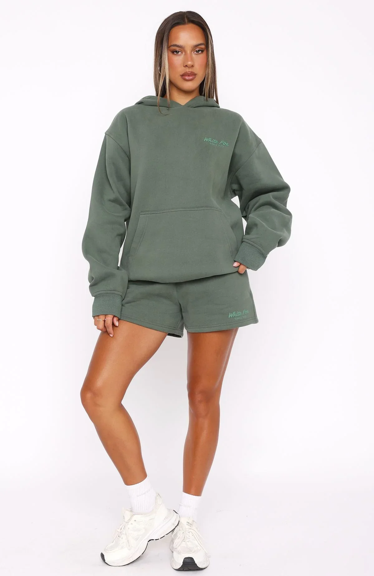 Leisure Edition Lounge Shorts Dark Green - luluinthesky