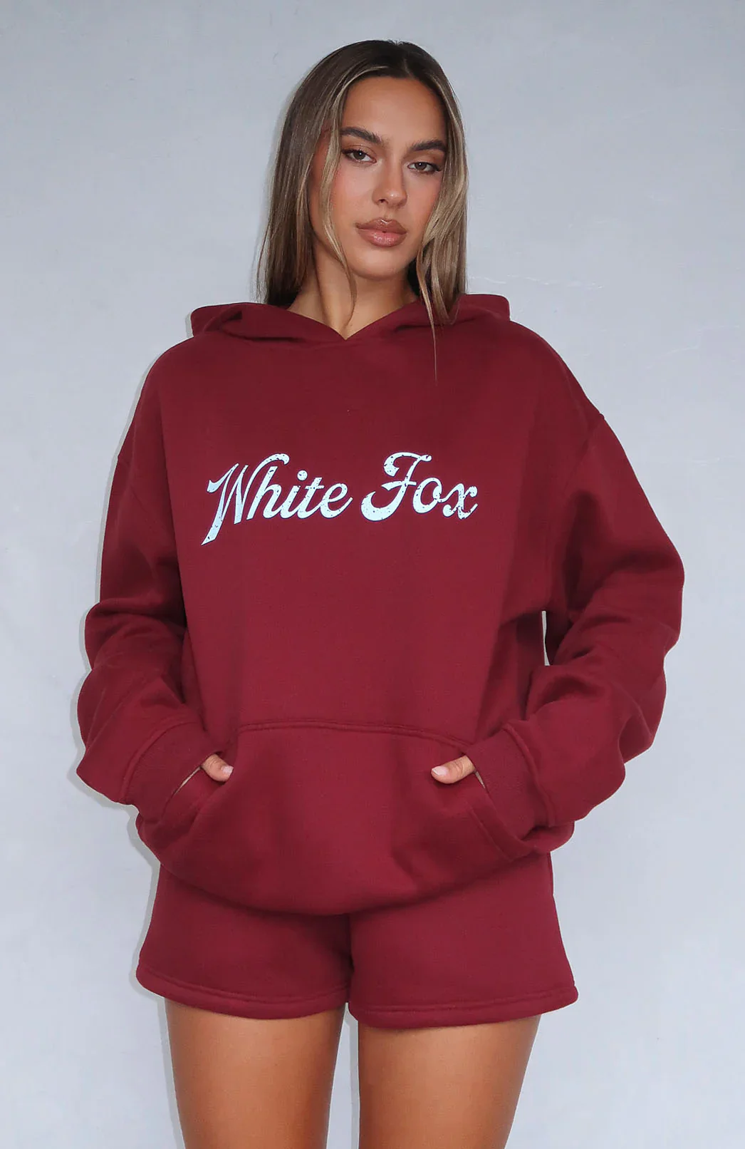 The Good Life Lounge Shorts Burgundy - luluinthesky