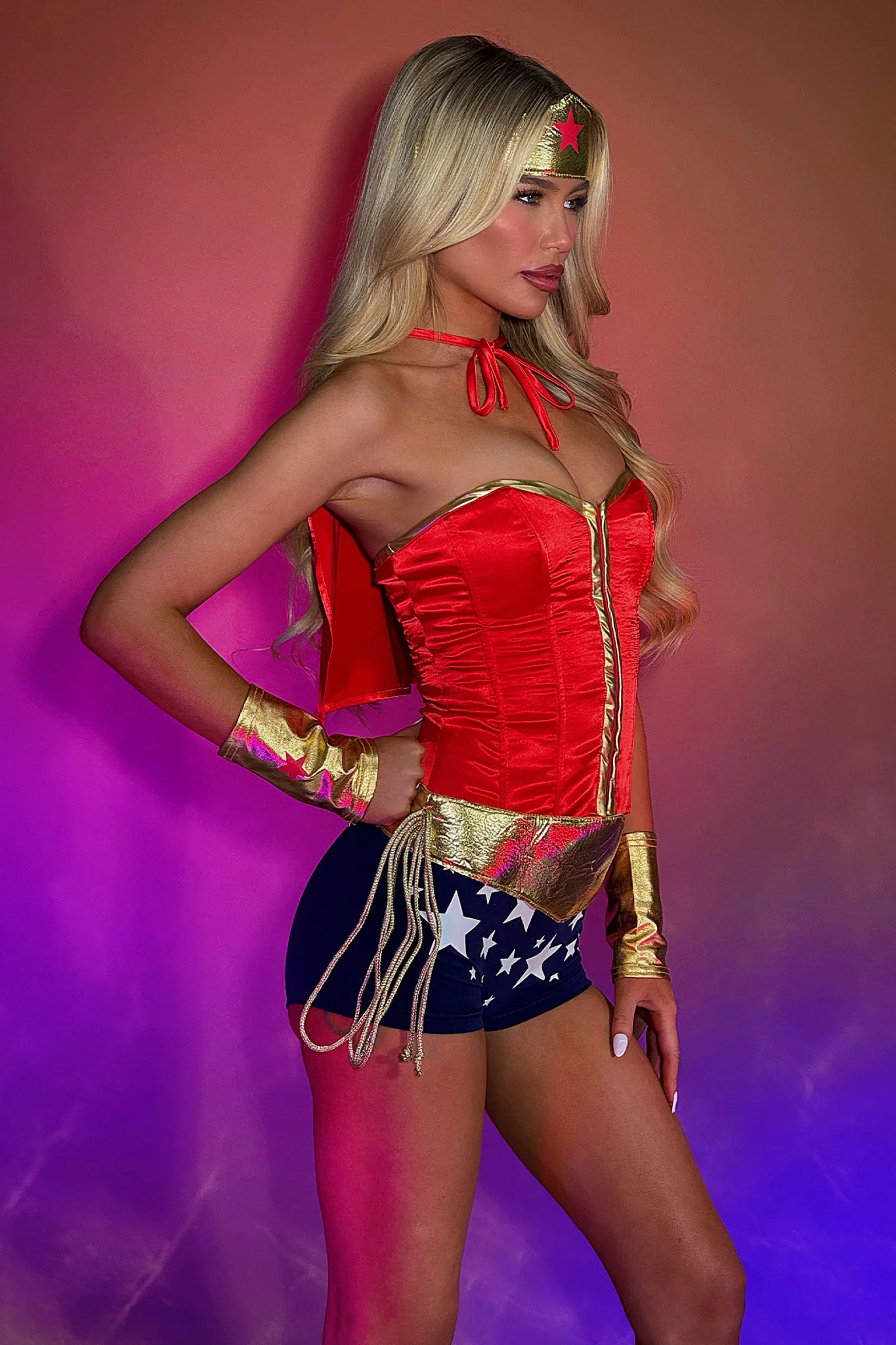 Justice Served 3 Piece Set - Red/Navy - luluinthesky