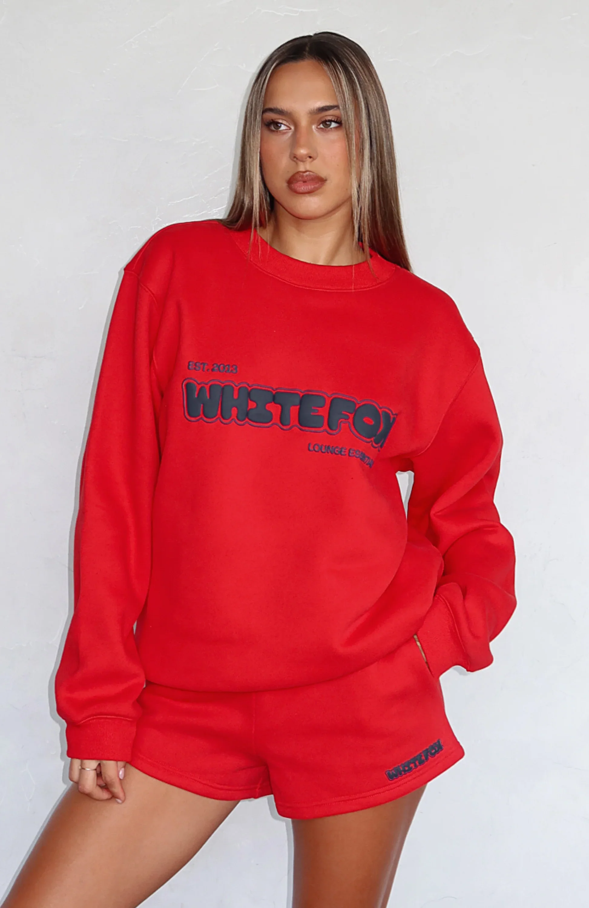 Give It A Try Oversized Sweater Red - luluinthesky