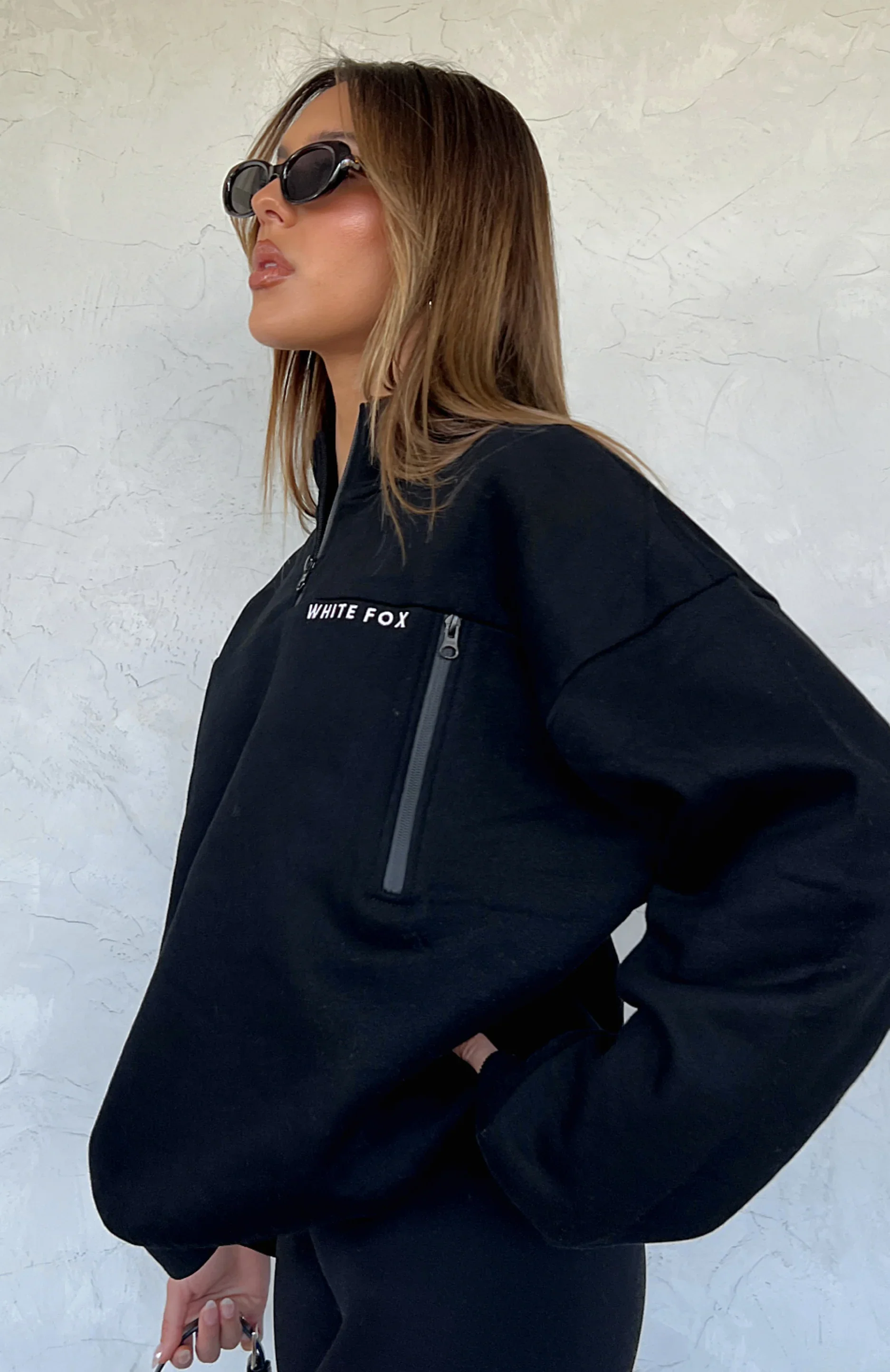 Where Did You Go Zip Front Sweater Black - luluinthesky