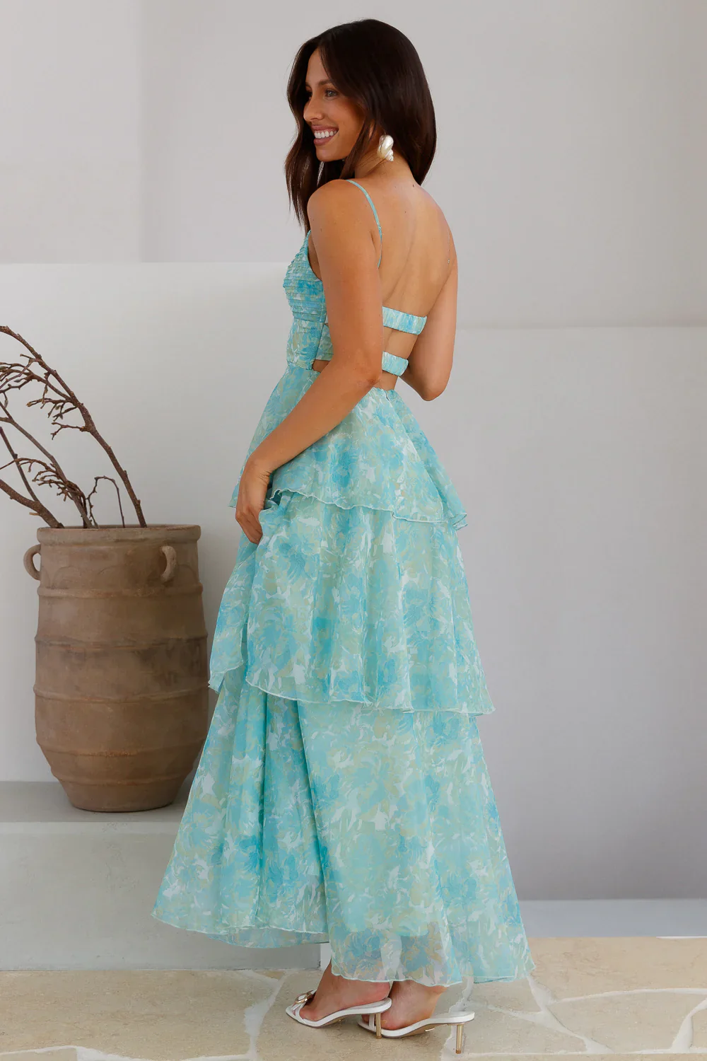 Cascata Maxi Dress Mint - luluinthesky