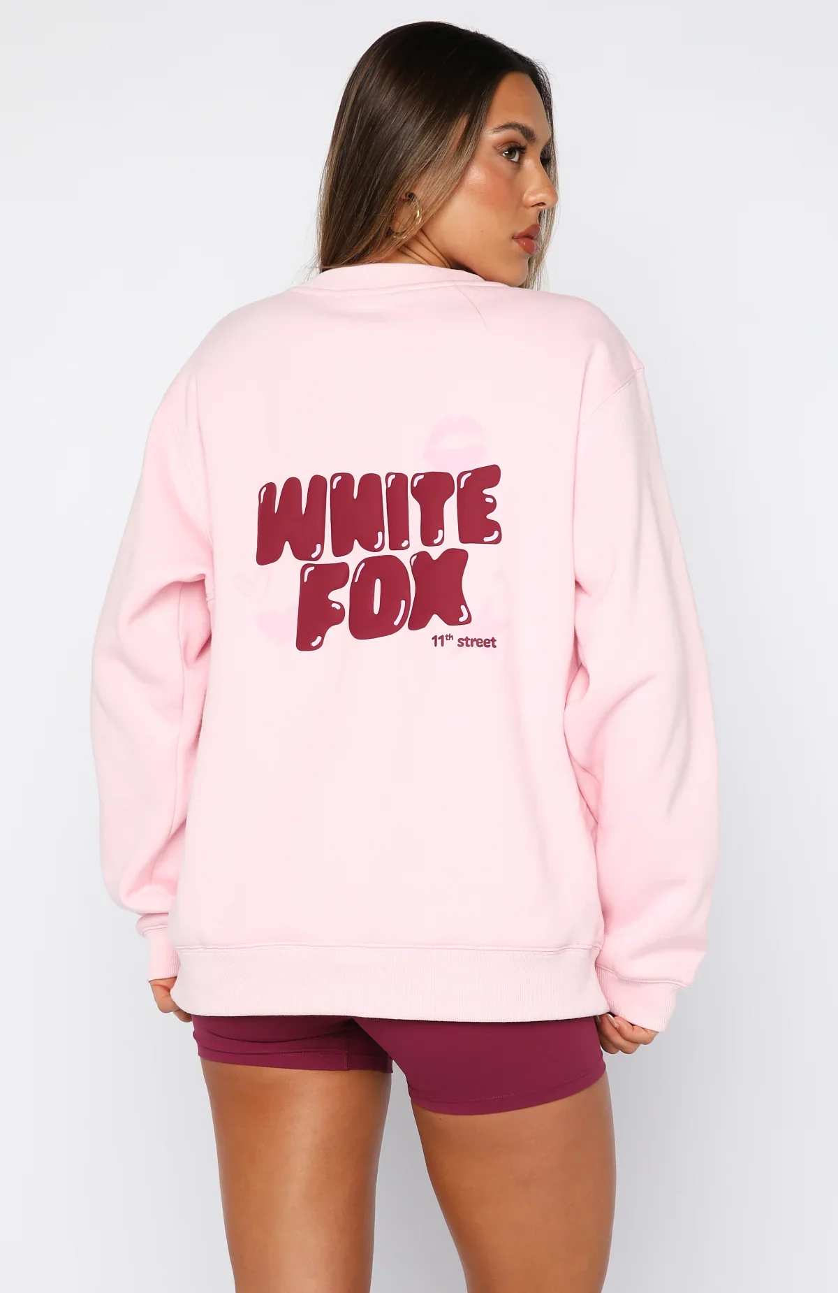 11th Street Sweet Kisses Oversized Sweater Pink Sugar - luluinthesky
