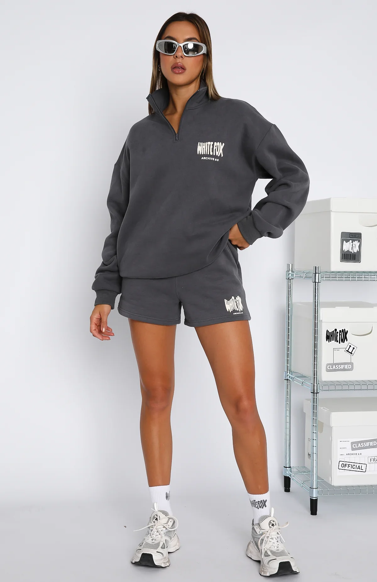 Archive 6.0 Lounge Shorts Ash - luluinthesky