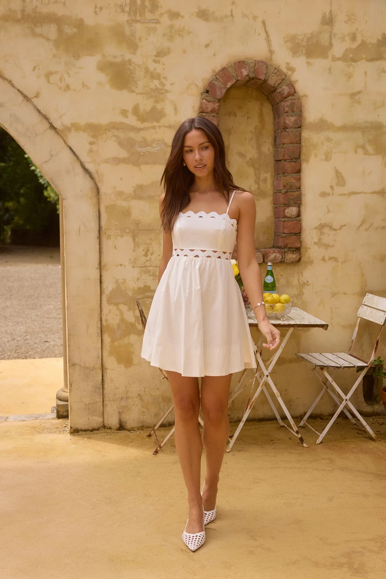 Dearest Friend Mini Dress White - luluinthesky