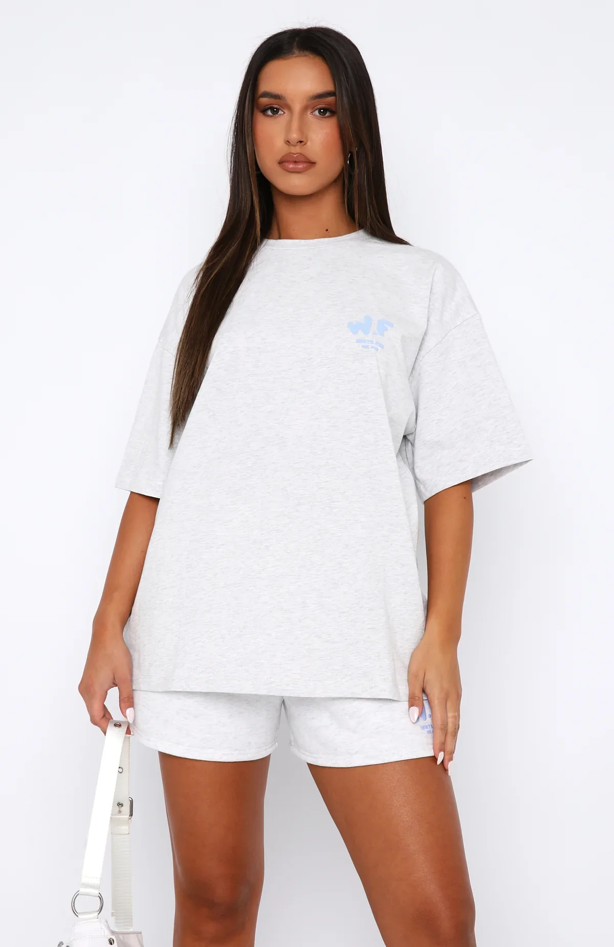The New Standard Oversized Tee Grey Marle - luluinthesky