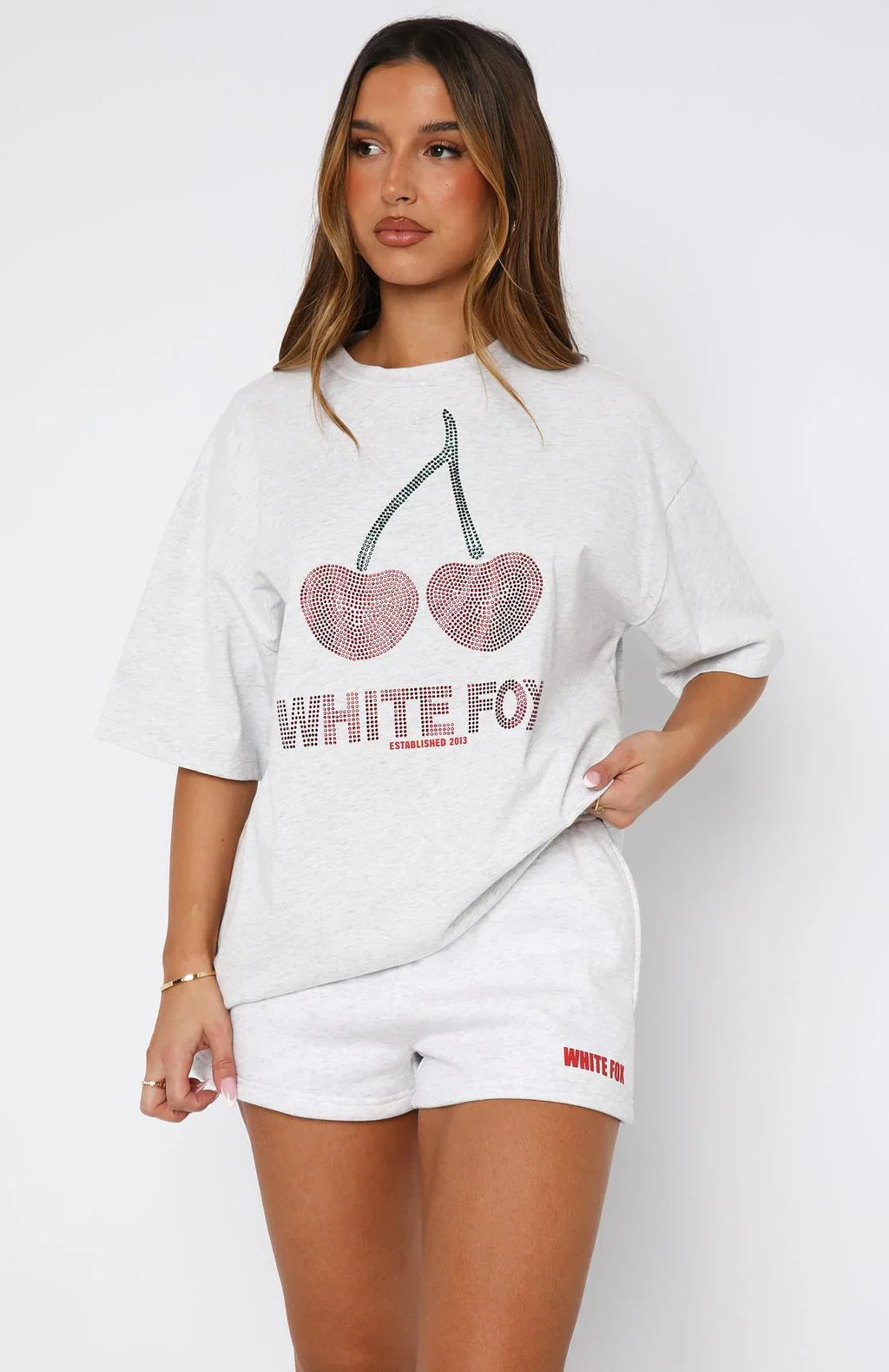 Made With Love Oversized Tee Grey Marle - luluinthesky