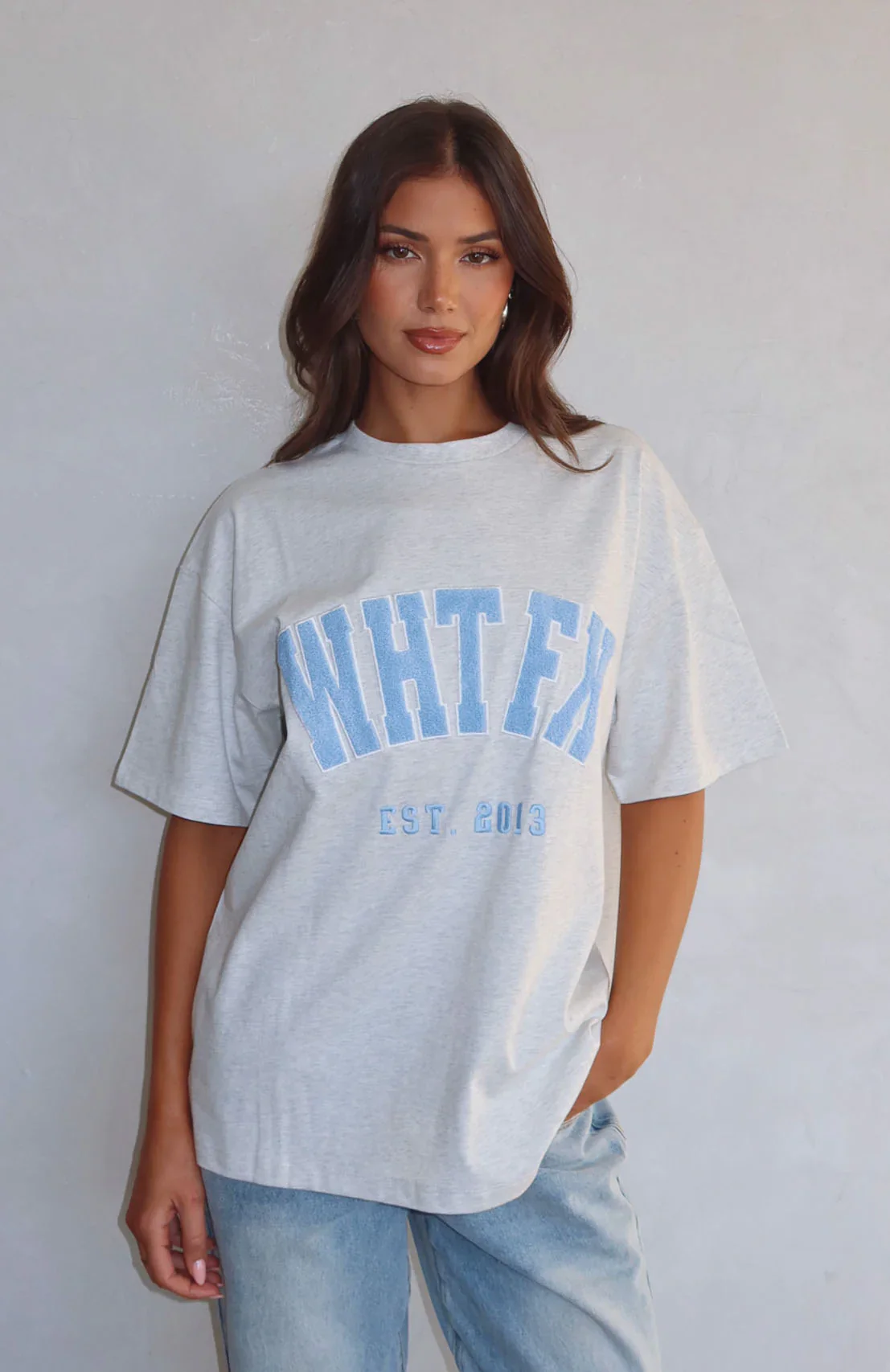 Give It Away Oversized Tee Grey Marle - luluinthesky