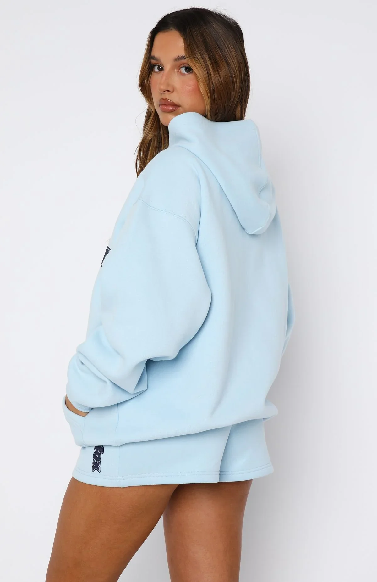 Ready To Go Zip Front Hoodie Baby Blue - luluinthesky