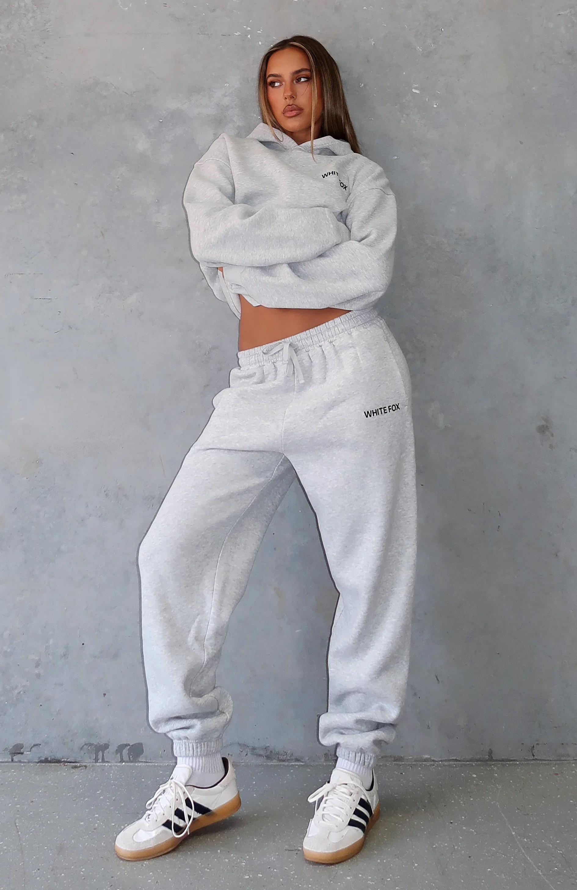 Core Classic Sweatpants Dark Grey Marle - luluinthesky