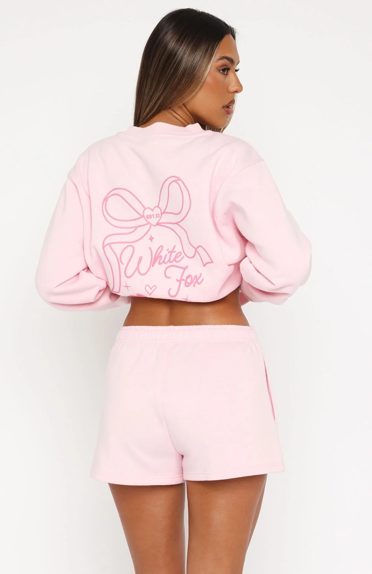 Love You Forever Lounge Shorts Pink - luluinthesky
