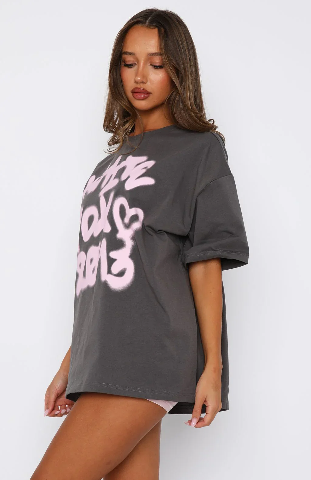 Everyone Likes You Oversized Tee Volcanic - luluinthesky