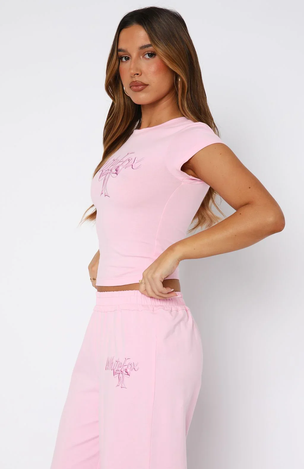 Protecting What's Mine Baby Tee Pink - luluinthesky