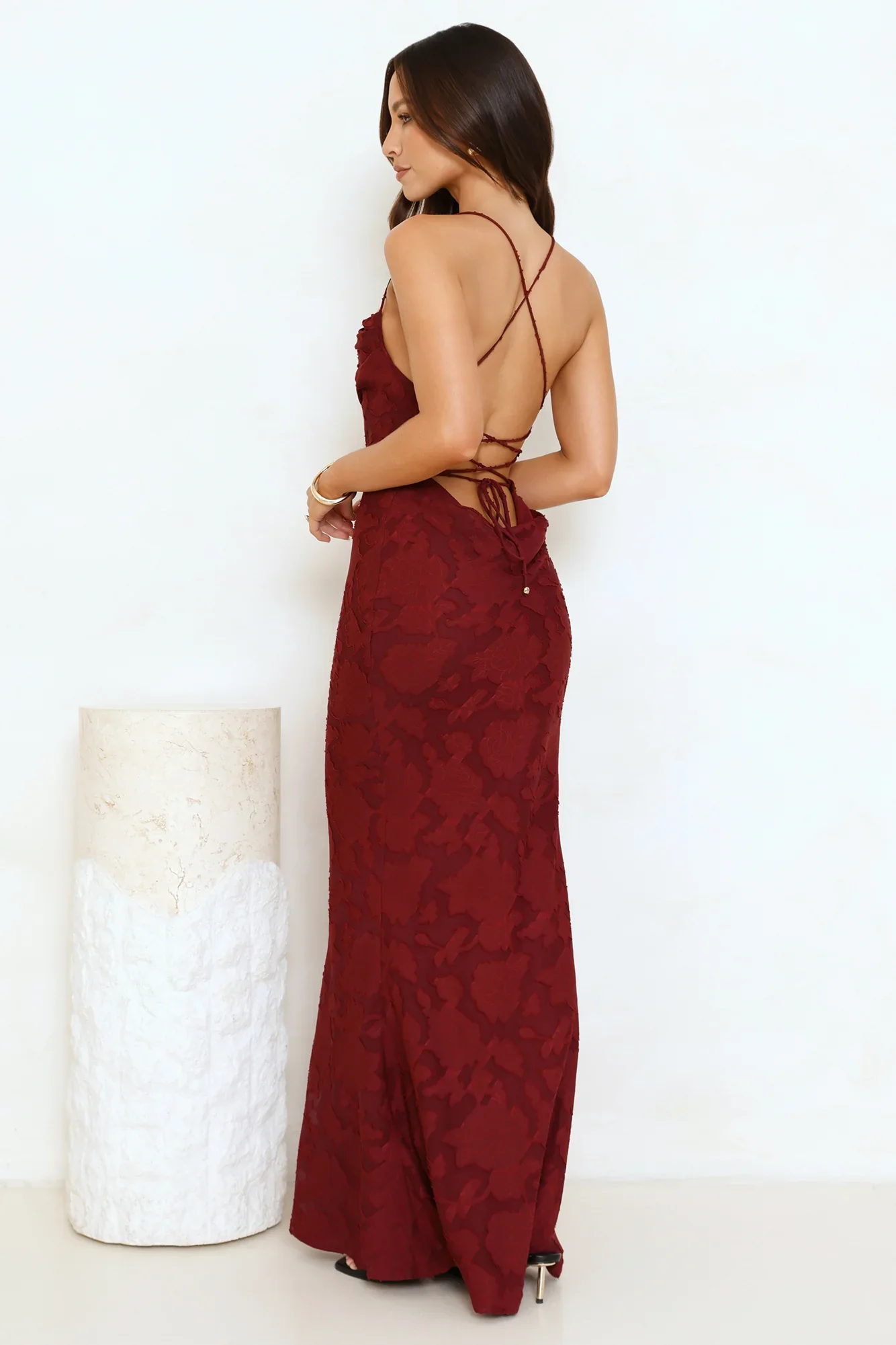 Bridge To Wonderland Maxi Dress Plum - luluinthesky