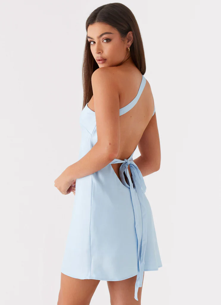Lights Out Mini Dress - Blue - luluinthesky