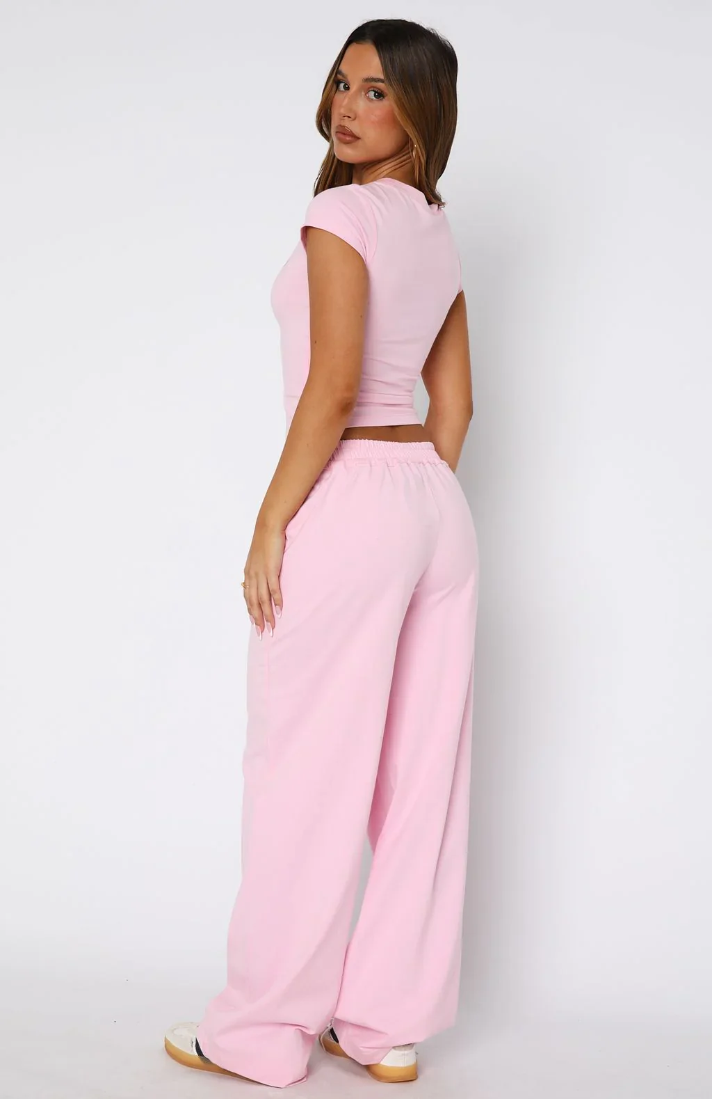Protecting What's Mine Track Pants Pink - luluinthesky