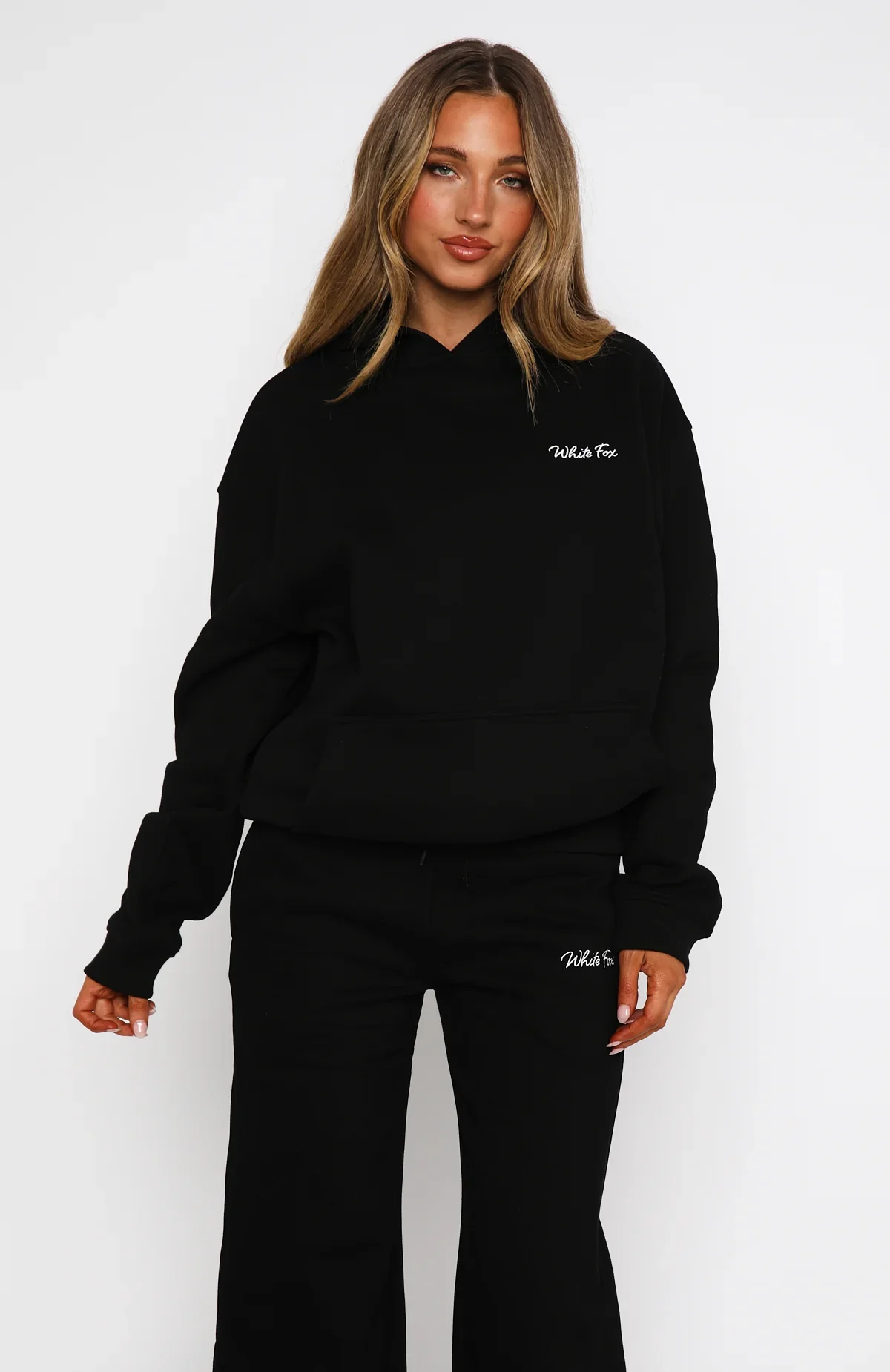 Match Your Words Oversized Hoodie Black - luluinthesky