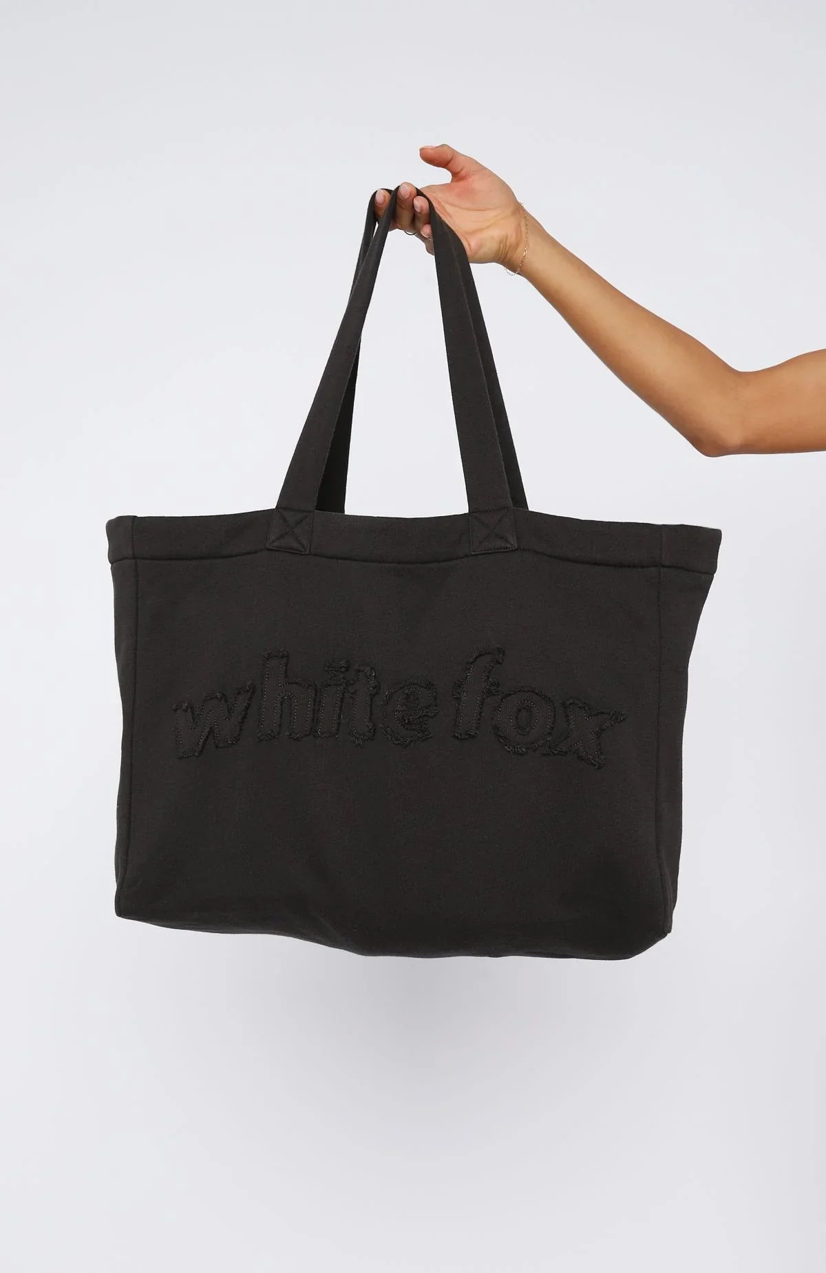 From The Archives Lexi Tote Bag Charcoal - luluinthesky