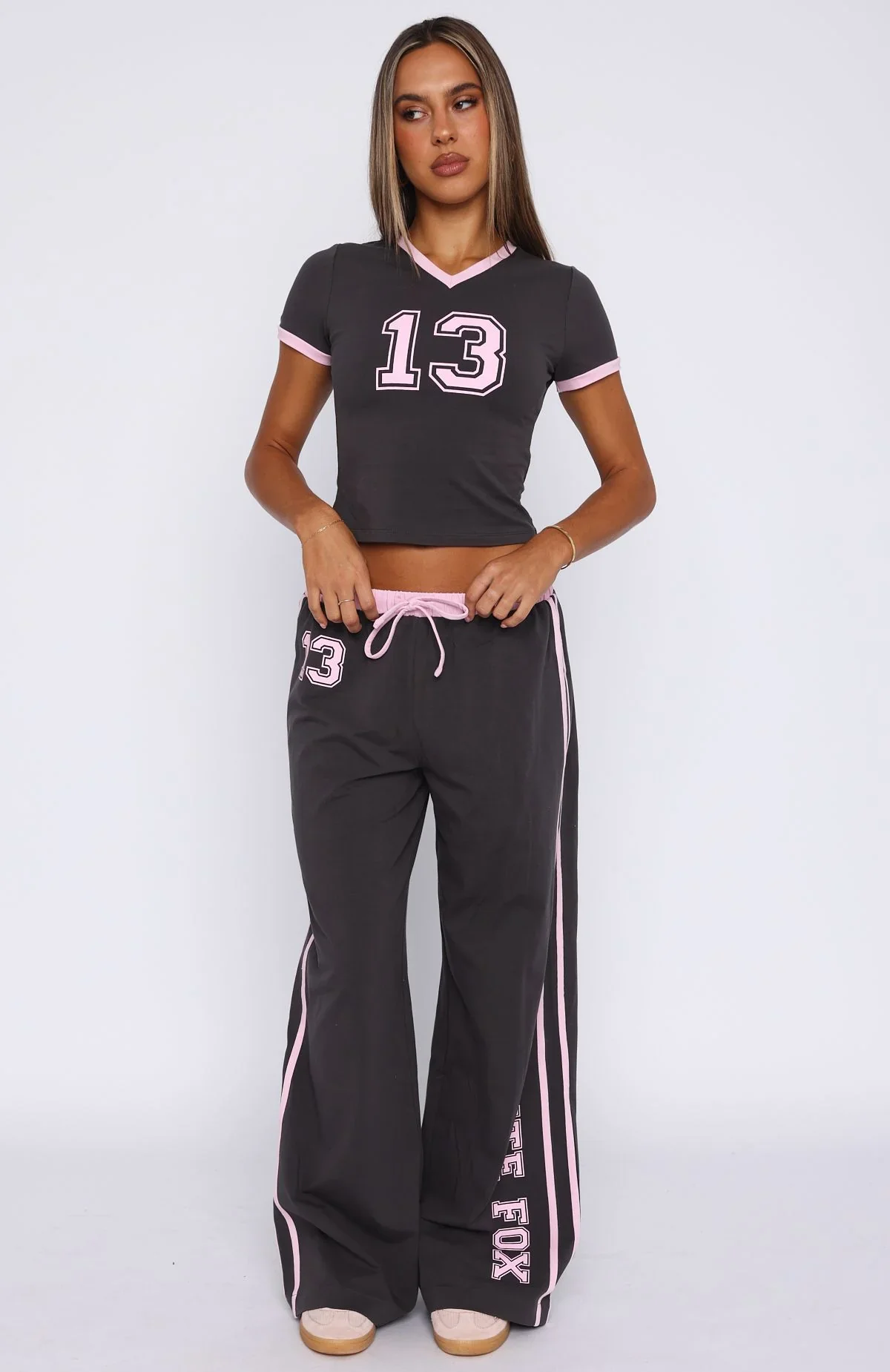 Trying Too Hard Track Pants Volcanic - luluinthesky