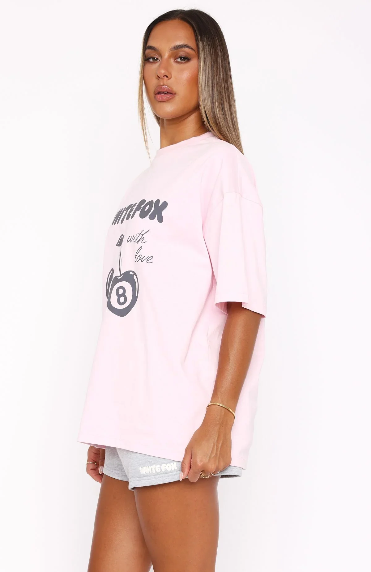 With Love In The Moment Oversized Tee Pink - luluinthesky