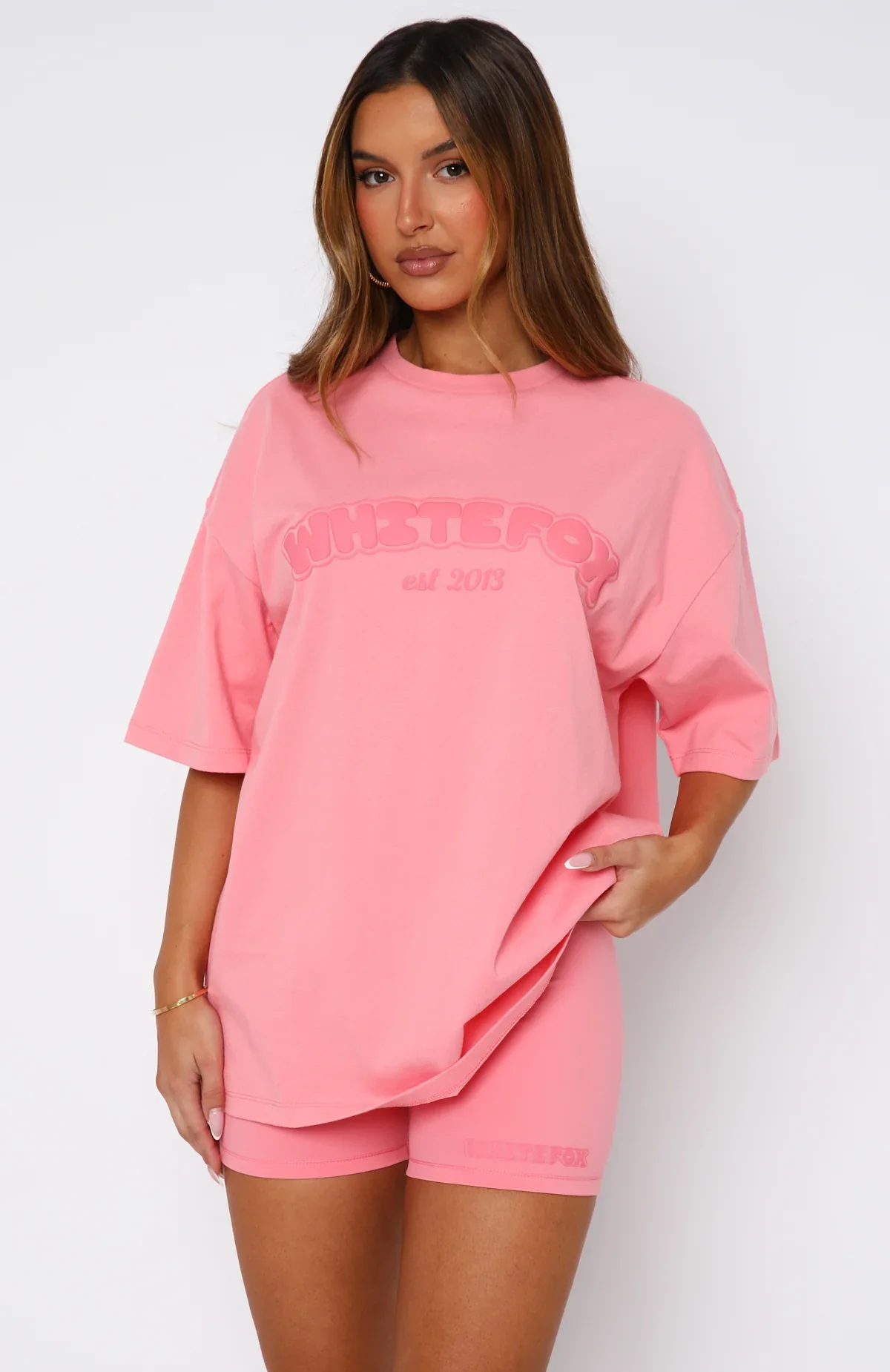 Don't Even Try Oversized Tee Melon - luluinthesky