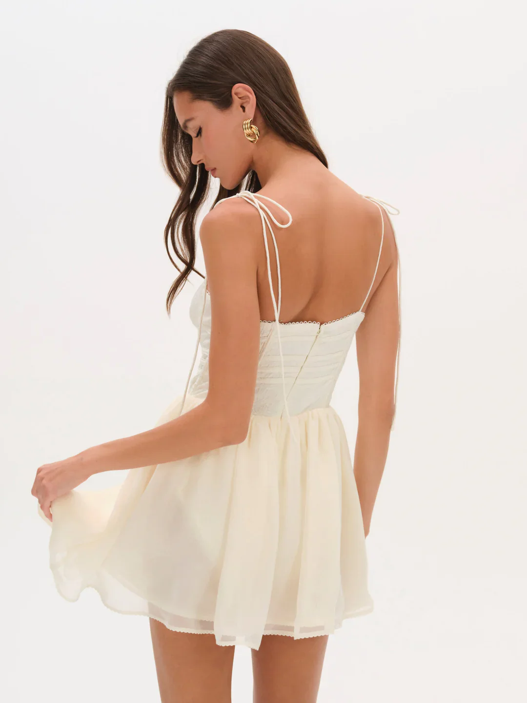 Rosie Jacquard Bustier Mini Dress - luluinthesky