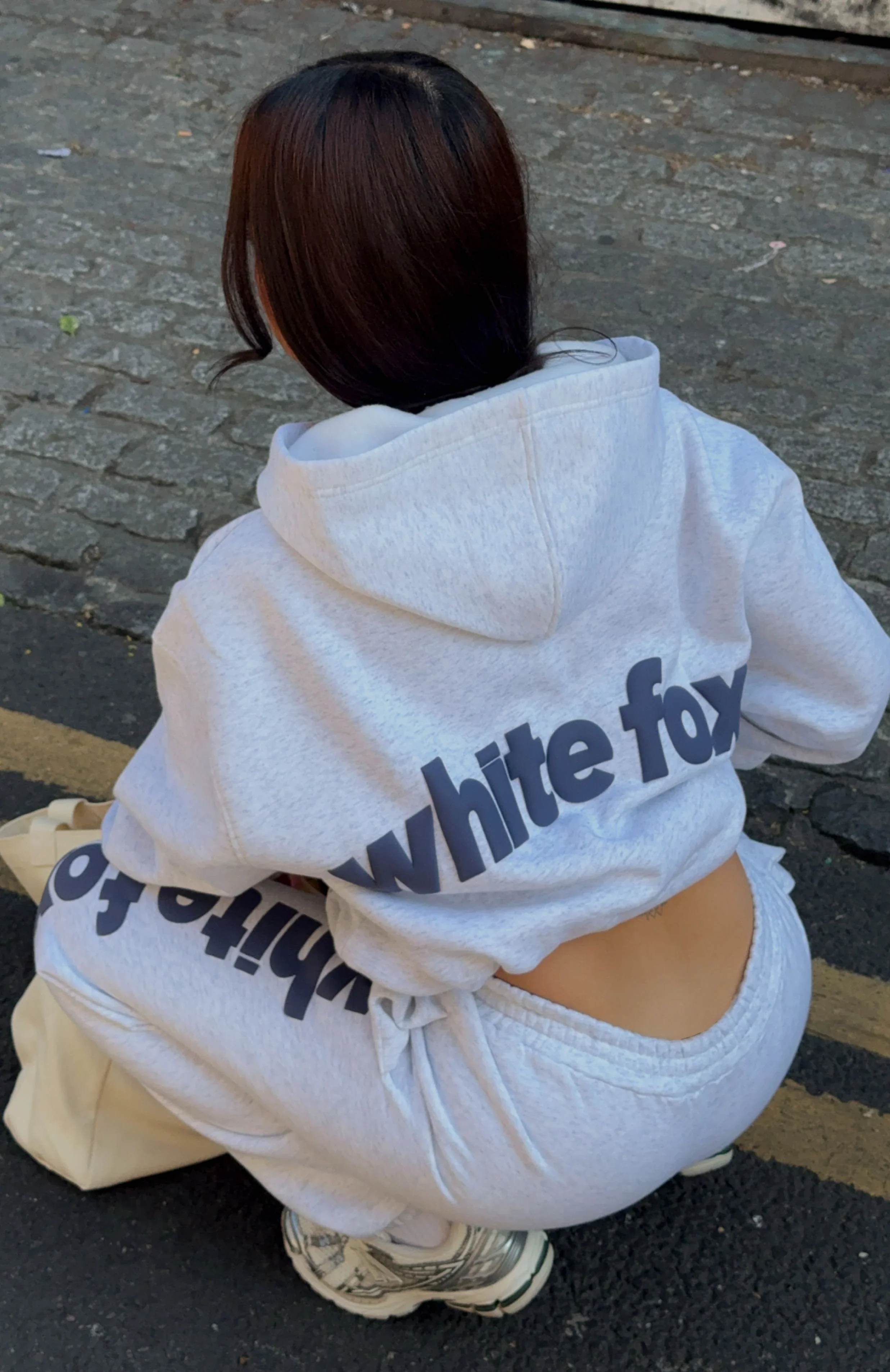 From The Archives Freya Oversized Hoodie Grey Marle - luluinthesky