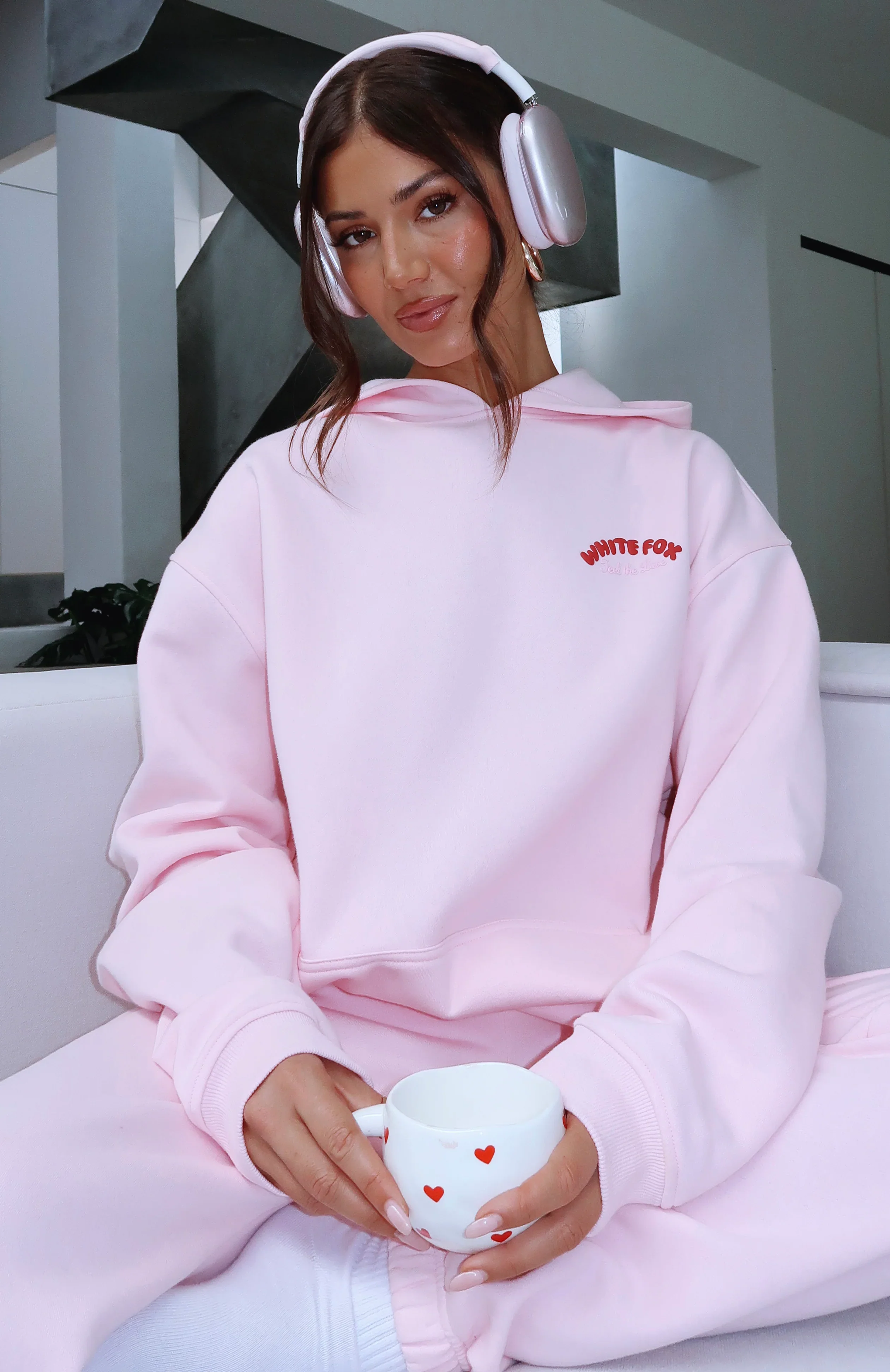 Love Me Tender Oversized Hoodie Pink - luluinthesky