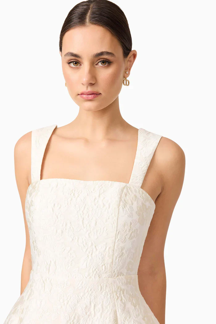 Galadirel Mini Dress in White - luluinthesky