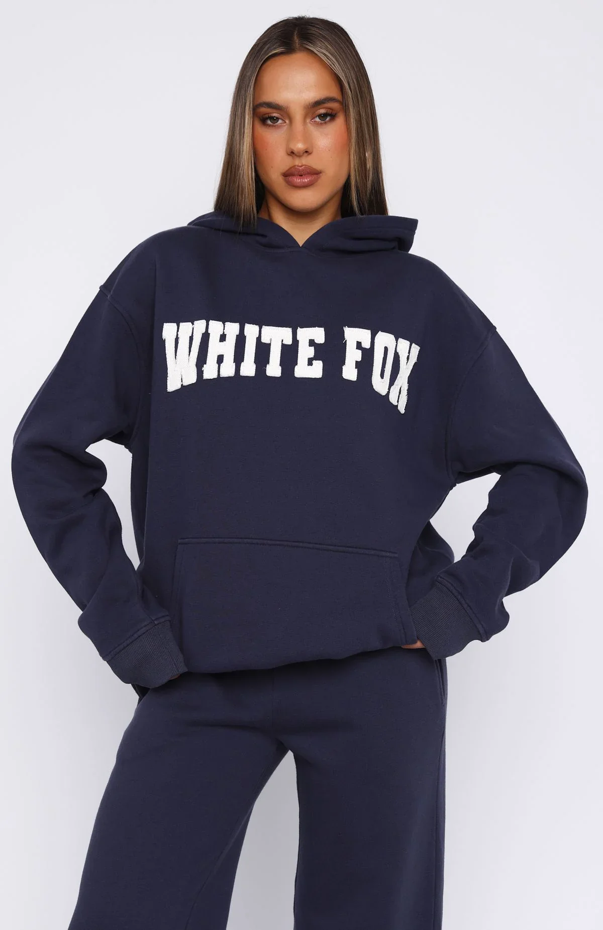 Shout It Out Oversized Hoodie Navy - luluinthesky