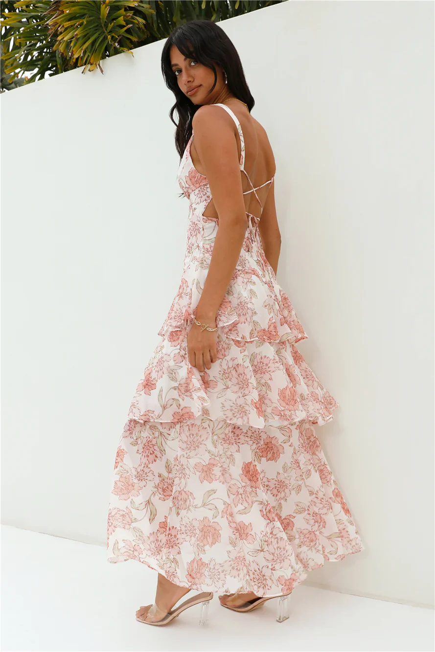 Foolish One Maxi Dress Pink - luluinthesky