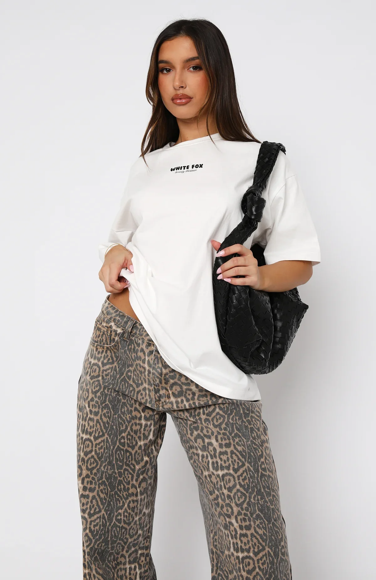 All I've Got Oversized Tee White - luluinthesky