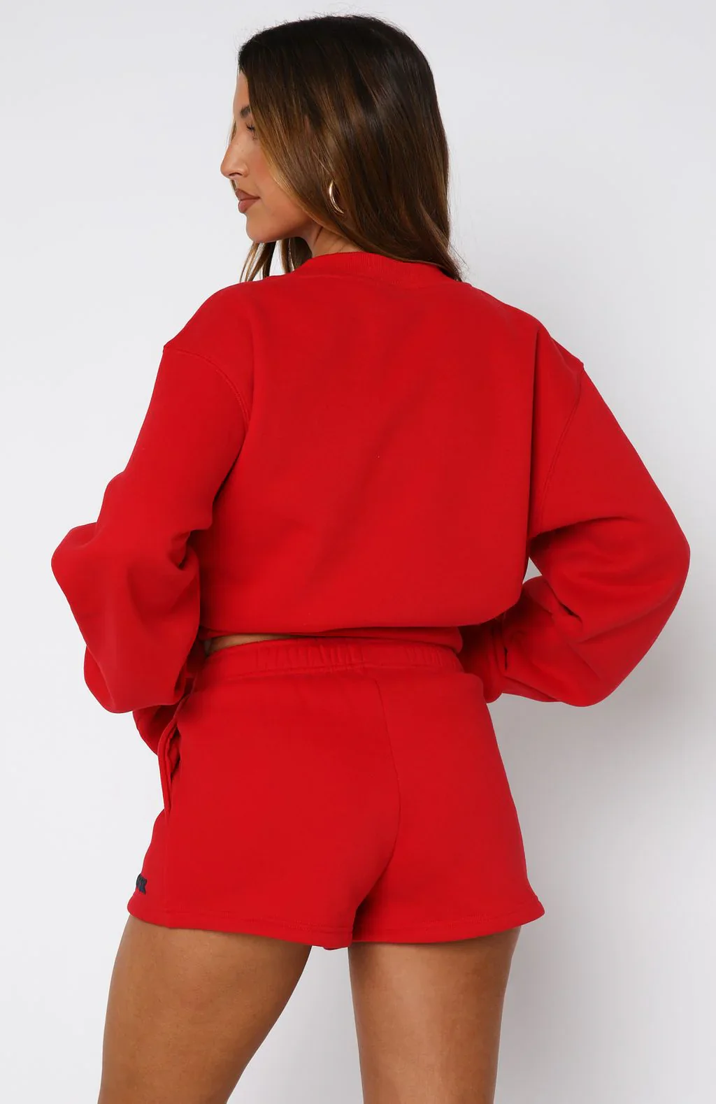 Give It A Try Lounge Shorts Red - luluinthesky