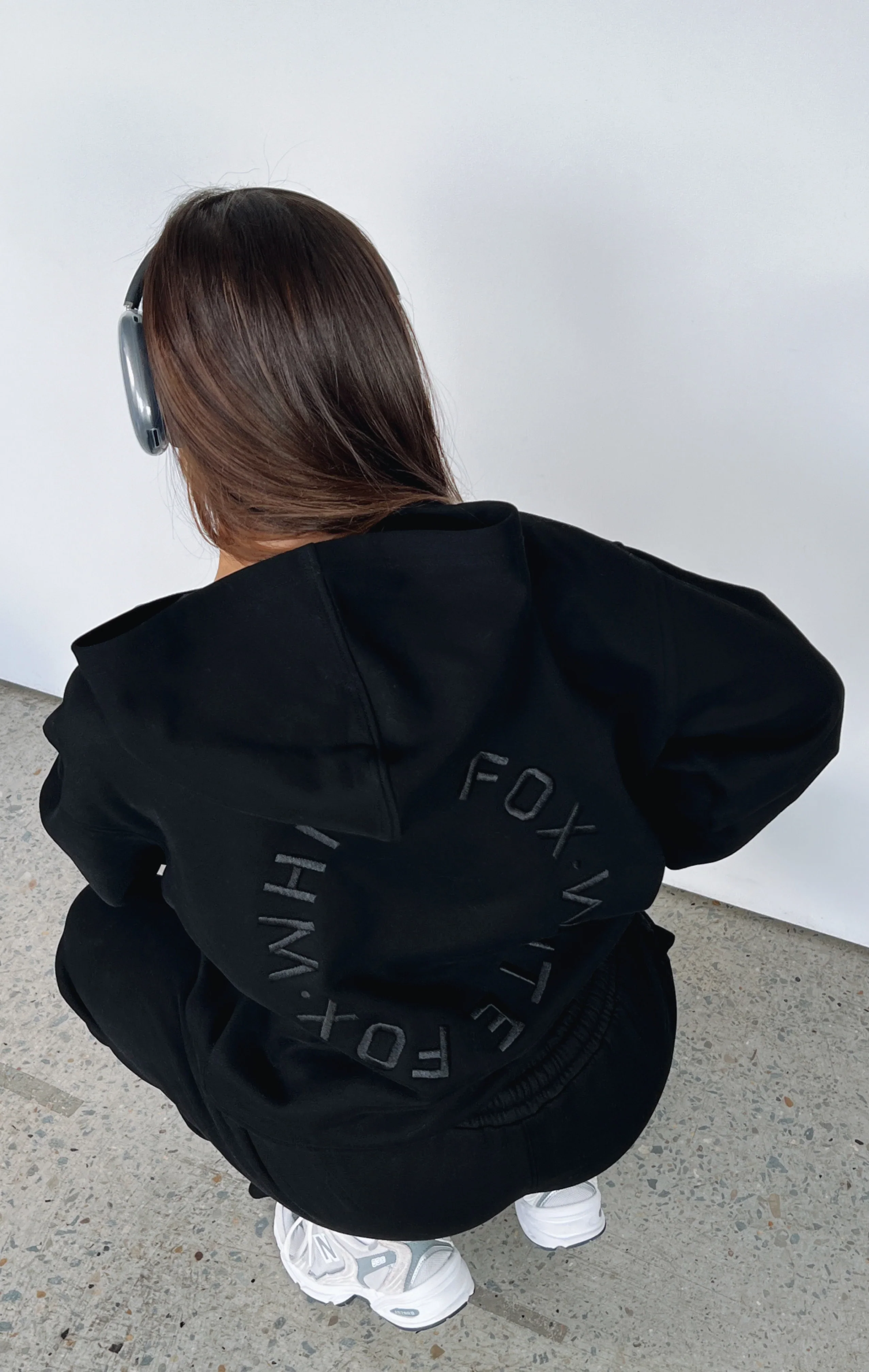 Stay Lifted Oversized Hoodie Black - luluinthesky