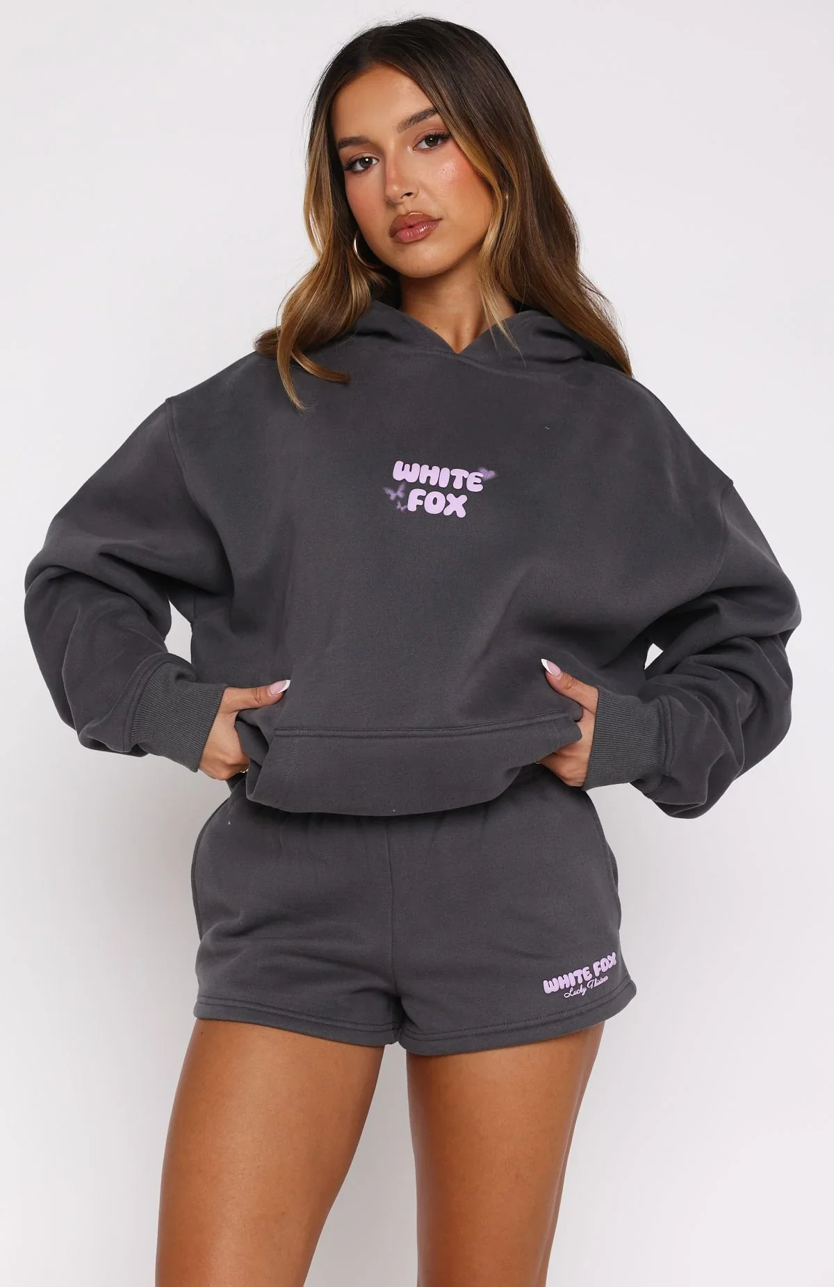 Lucky Thirteen Stephanie Lounge Shorts Volcanic - luluinthesky