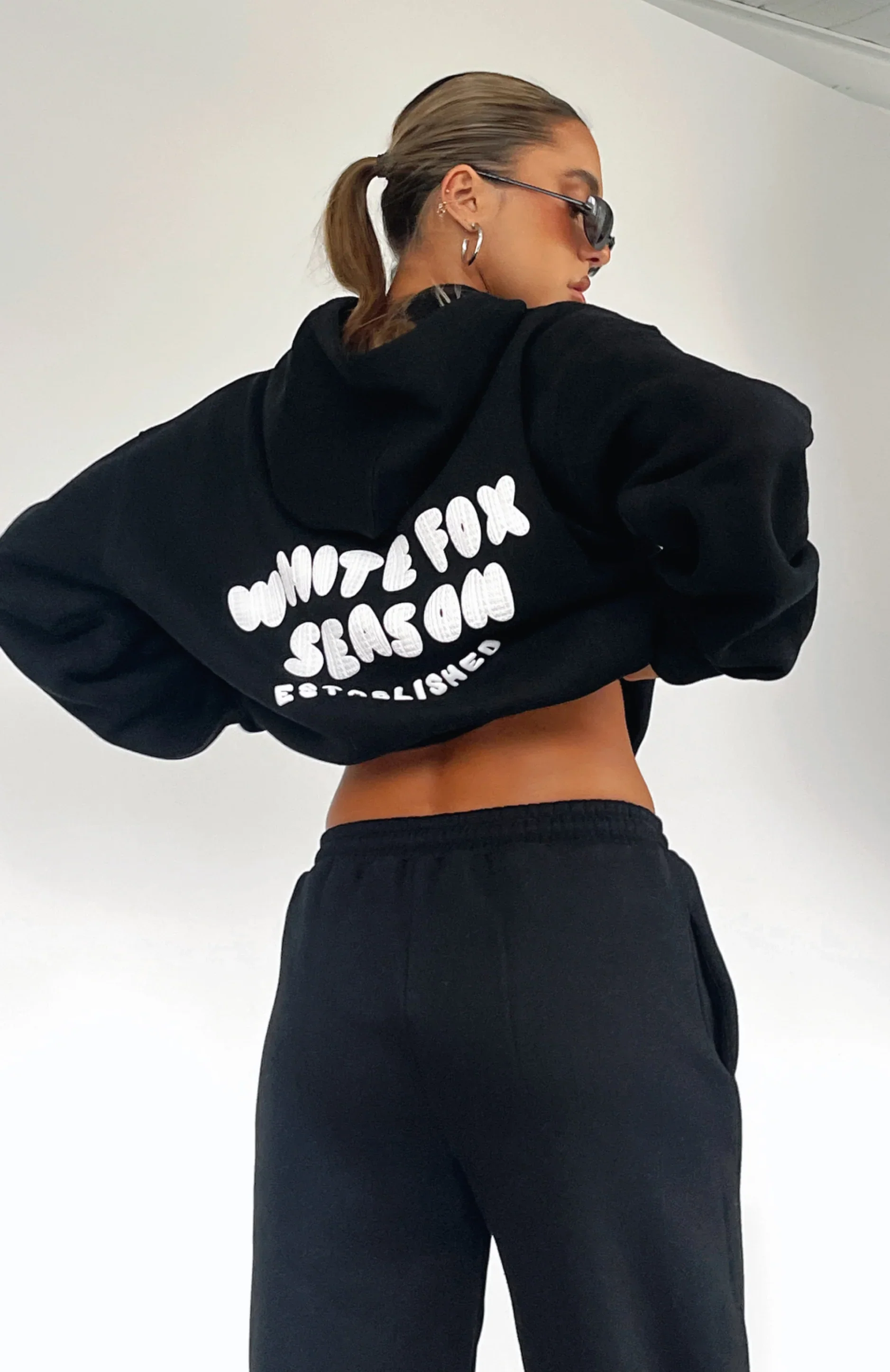 The Main Season Oversized Hoodie Black - luluinthesky