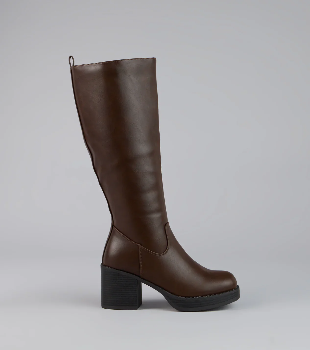 Retro Rise Knee High Platform Boots - luluinthesky