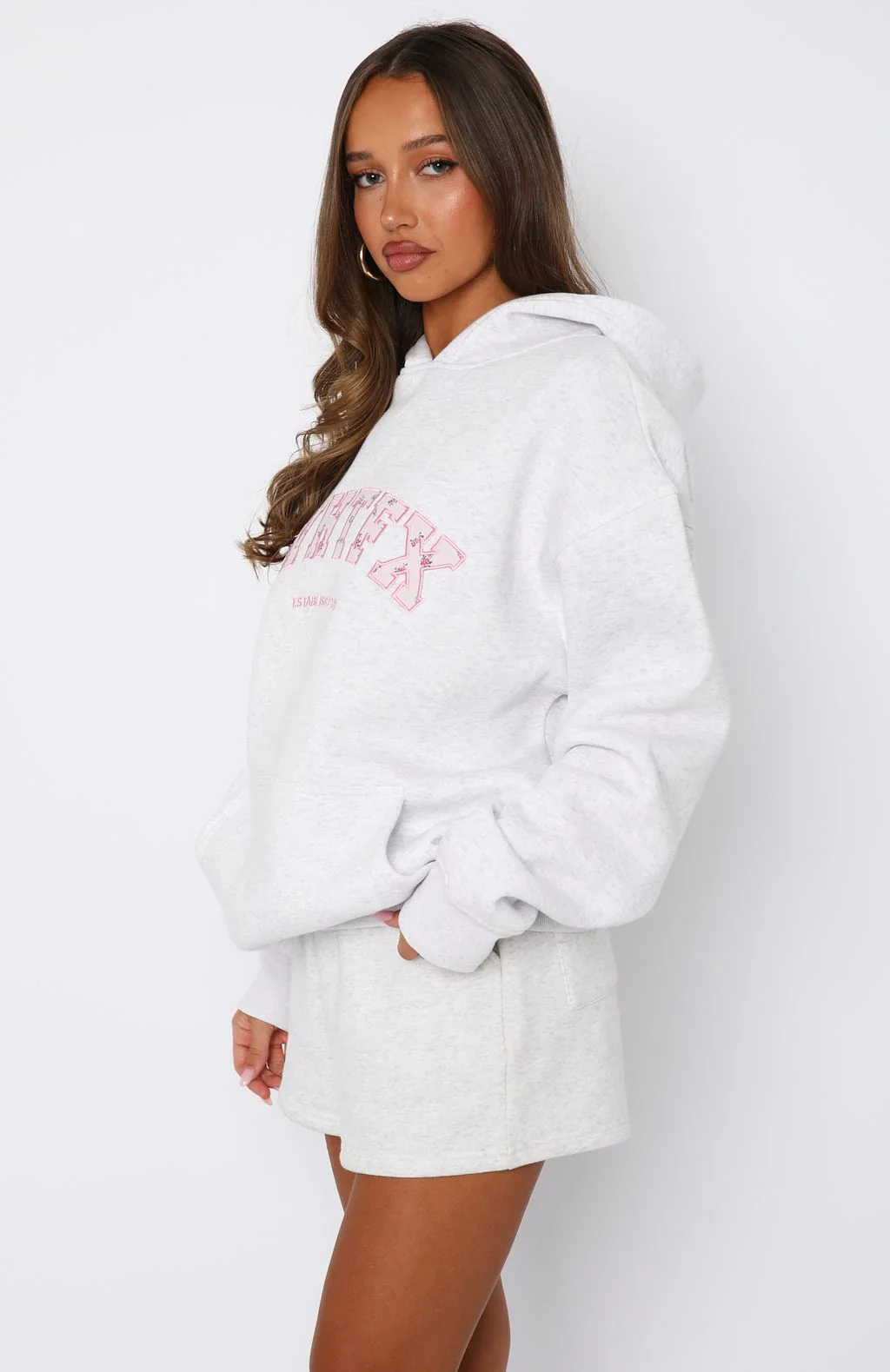 Sweet Sweet Moments Oversized Hoodie Grey Marle - luluinthesky