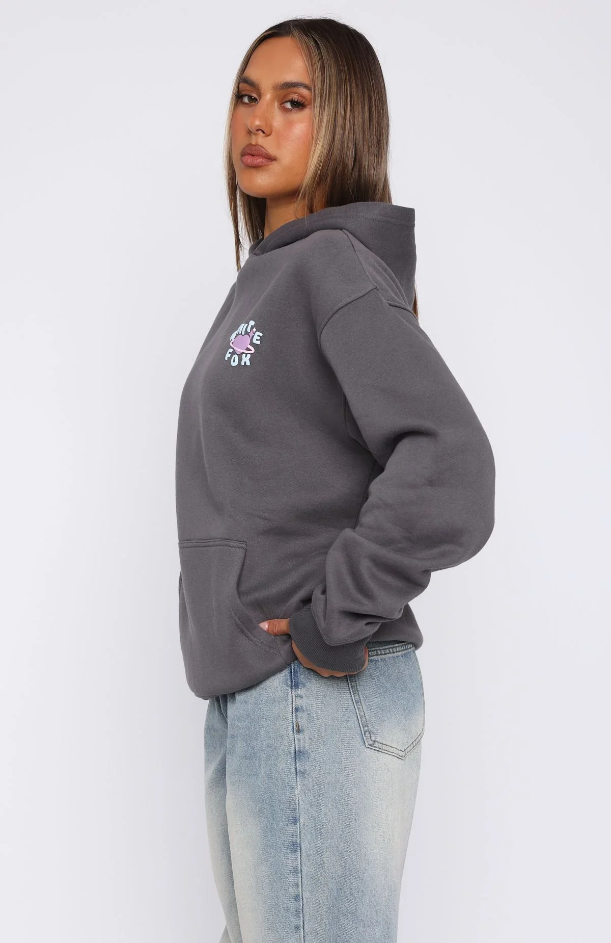 Not From This World Oversized Hoodie Volcanic - luluinthesky